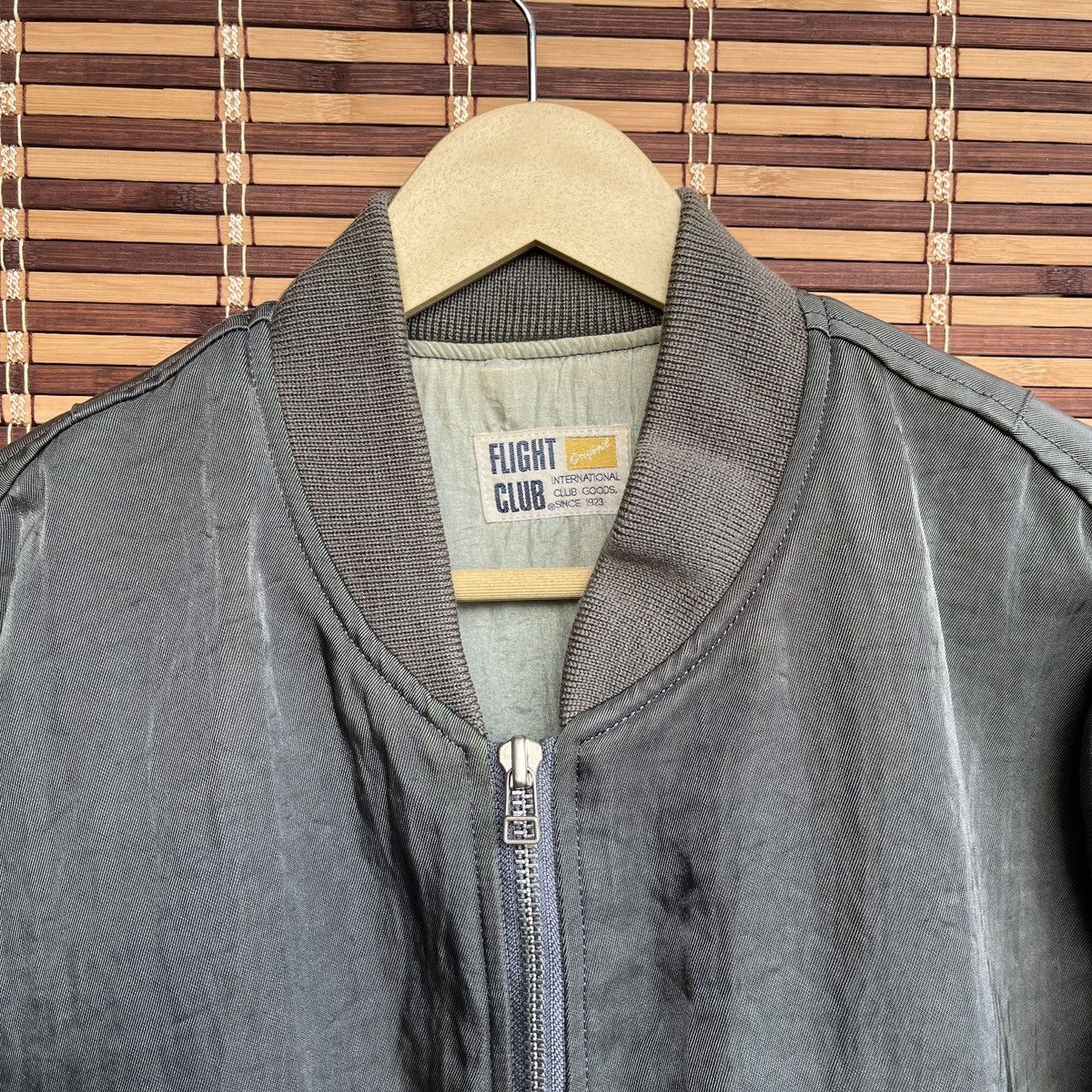 Flight Club × Vintage Super Vintage Rare Fight Club Bomber 1980s Jacket Size US L / EU 52-54 / 3 - 4 Thumbnail