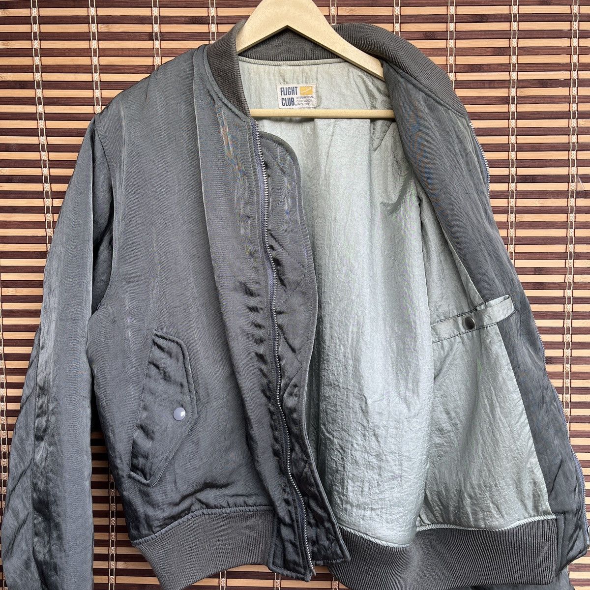 Flight Club × Vintage Super Vintage Rare Fight Club Bomber 1980s Jacket Size US L / EU 52-54 / 3 - 14 Thumbnail