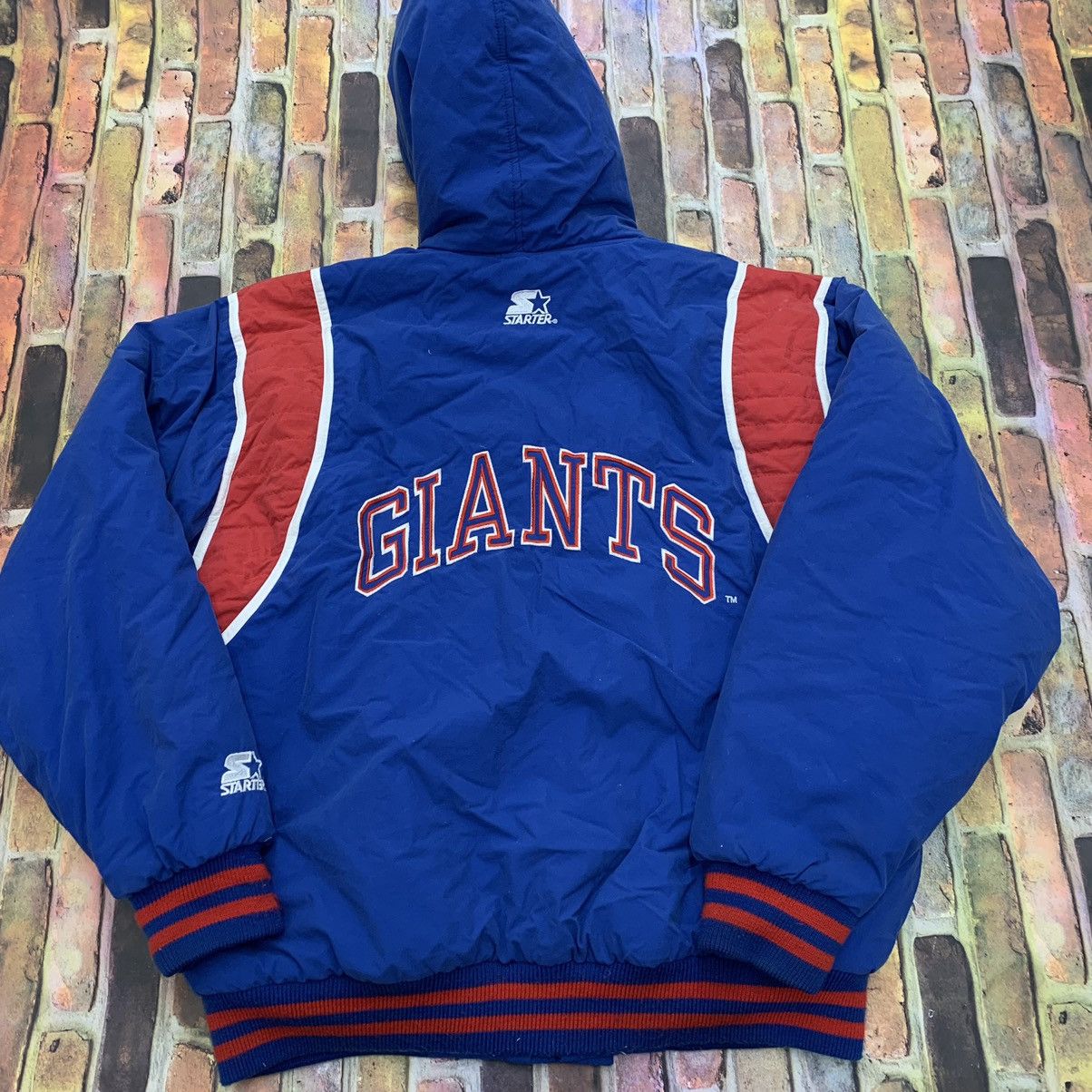 NFL × Starter × Vintage Vintage New York Giants jacket Size US XL / EU 56 / 4 - 1 Thumbnail