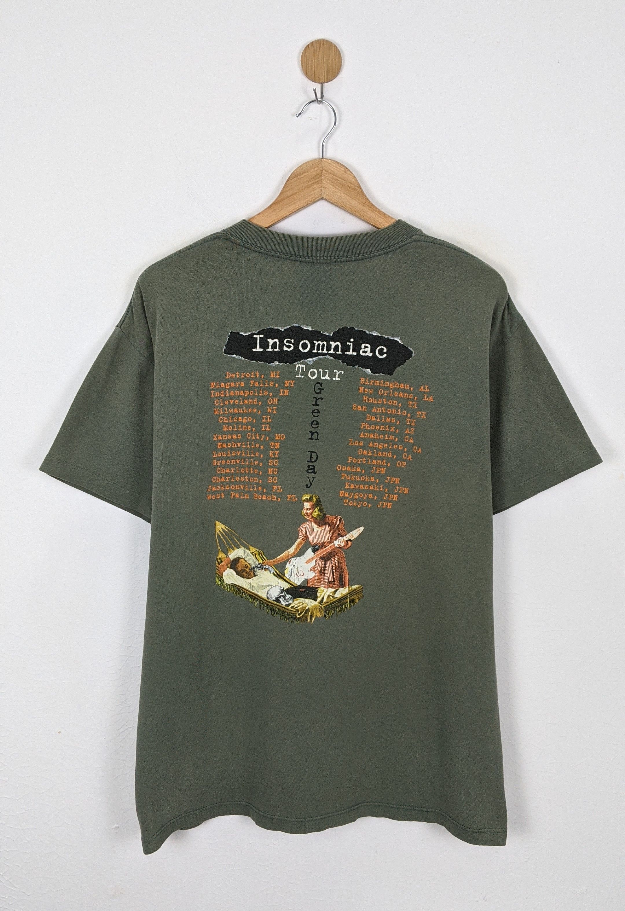 Band Tees Vintage 90s Green Day Insomniack Album Pop Punk shirt Size US L / EU 52-54 / 3 - 2 Thumbnail