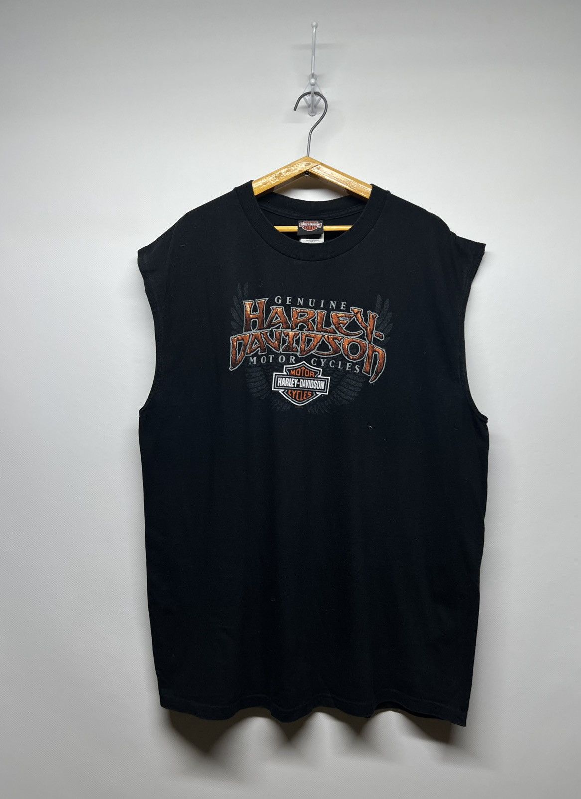 Vintage Vintage Y2k Harley Davidson Motorcycles Tank Tops 00’s Size US XL / EU 56 / 4 - 3 Thumbnail