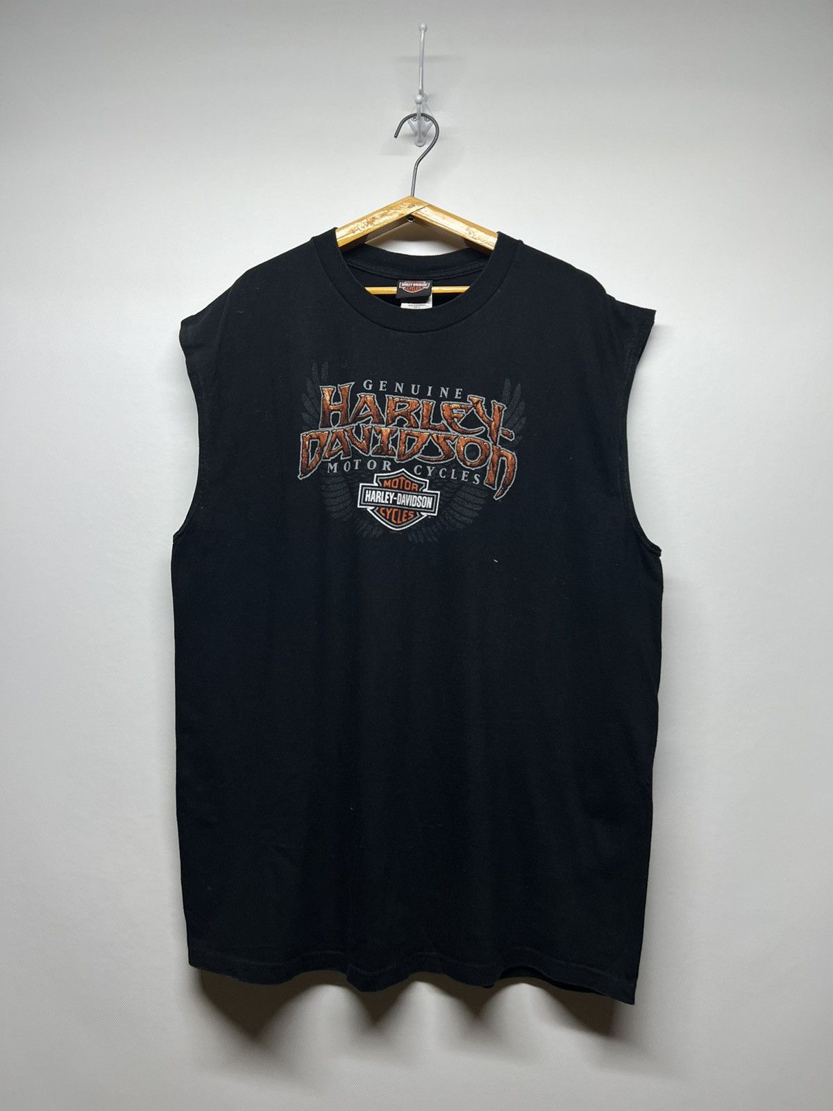 Vintage Vintage Y2k Harley Davidson Motorcycles Tank Tops 00’s Size US XL / EU 56 / 4 - 1 Thumbnail