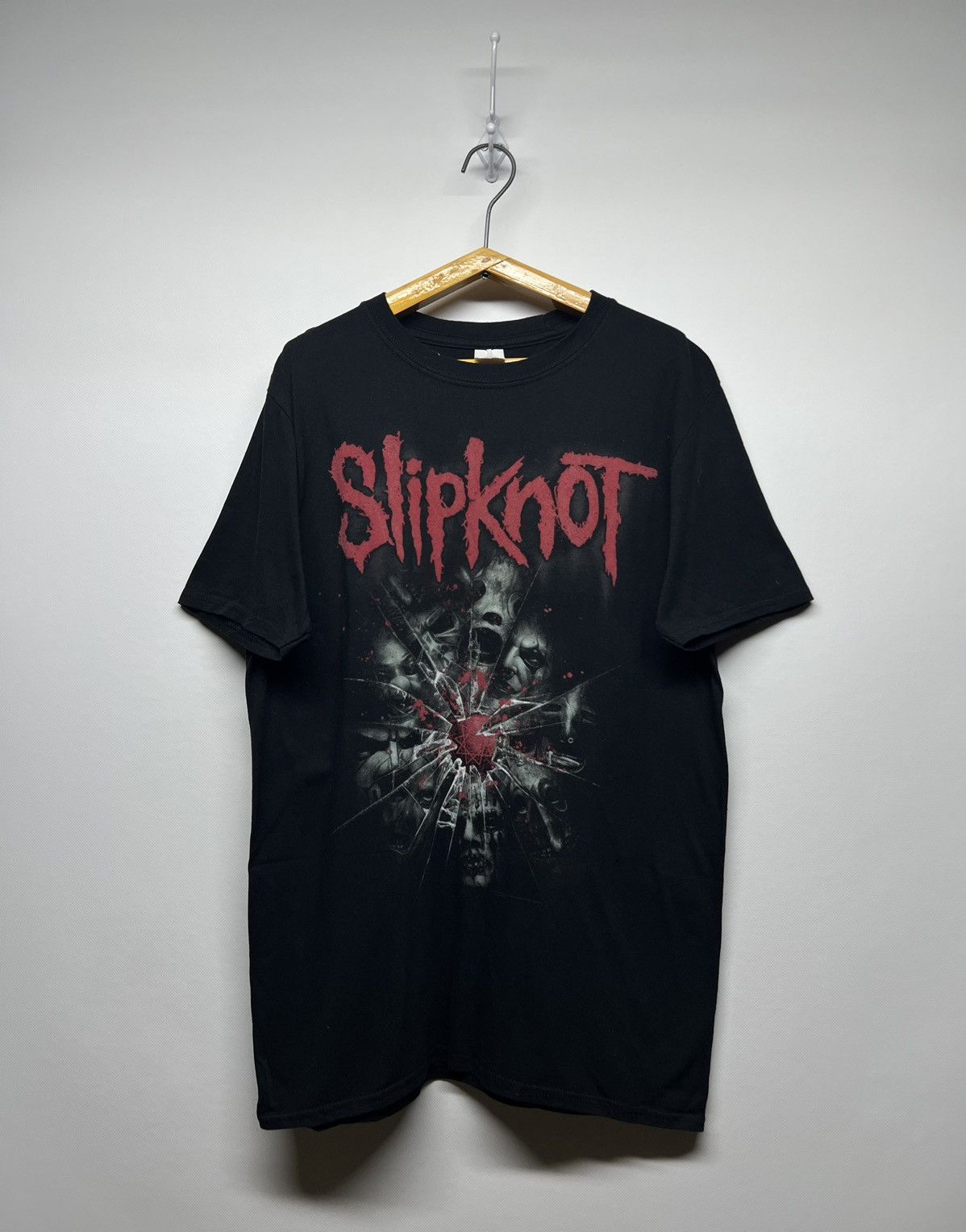 Band Tees × Slipknot Vintage Y2k Slipknot Big Logo T-Shirt 00’s Size US M / EU 48-50 / 2 - 1 Thumbnail