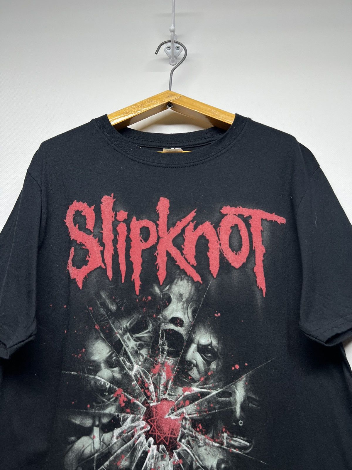 Band Tees × Slipknot Vintage Y2k Slipknot Big Logo T-Shirt 00’s Size US M / EU 48-50 / 2 - 2 Thumbnail