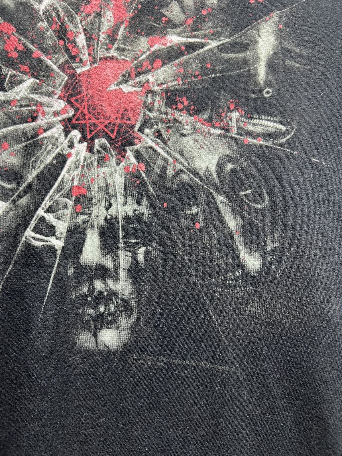 Band Tees × Slipknot Vintage Y2k Slipknot Big Logo T-Shirt 00’s Size US M / EU 48-50 / 2 - 3 Thumbnail