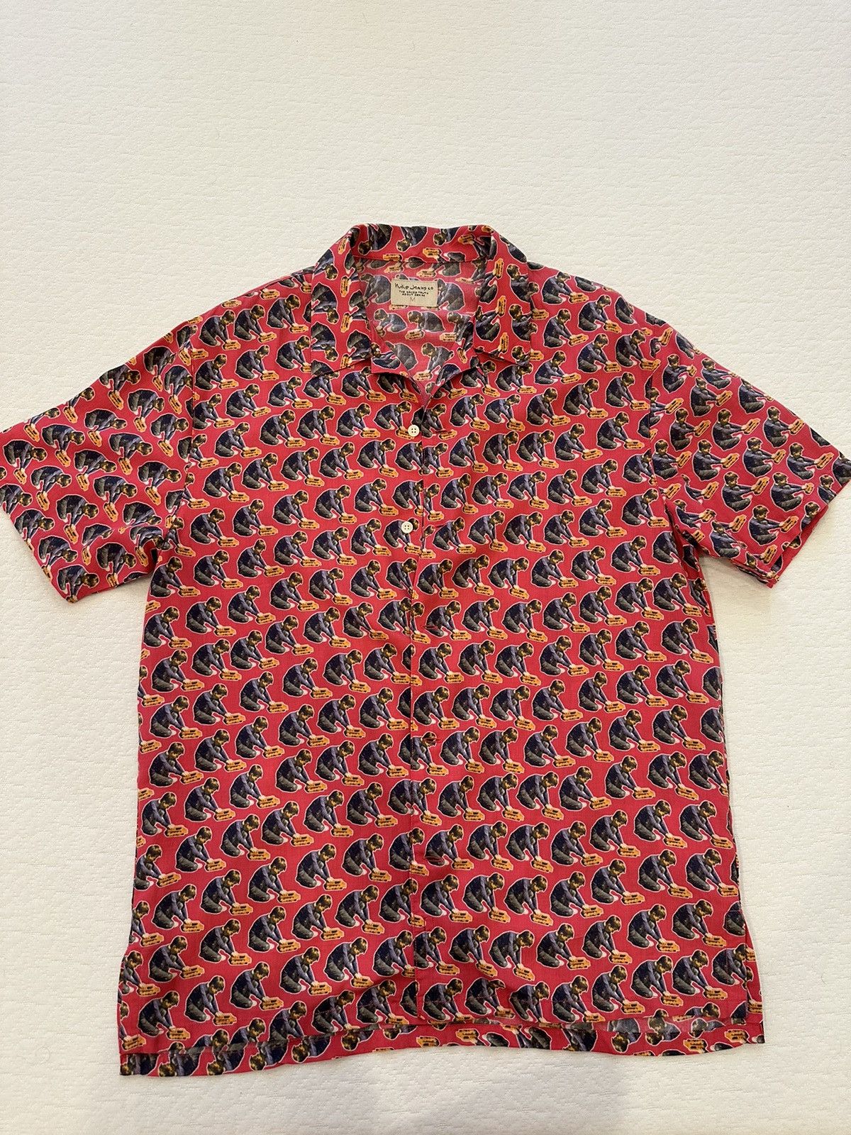 Nudie Jeans Arvid Hawaii Logo Boy shirt Size US M / EU 48-50 / 2 - 1 Preview