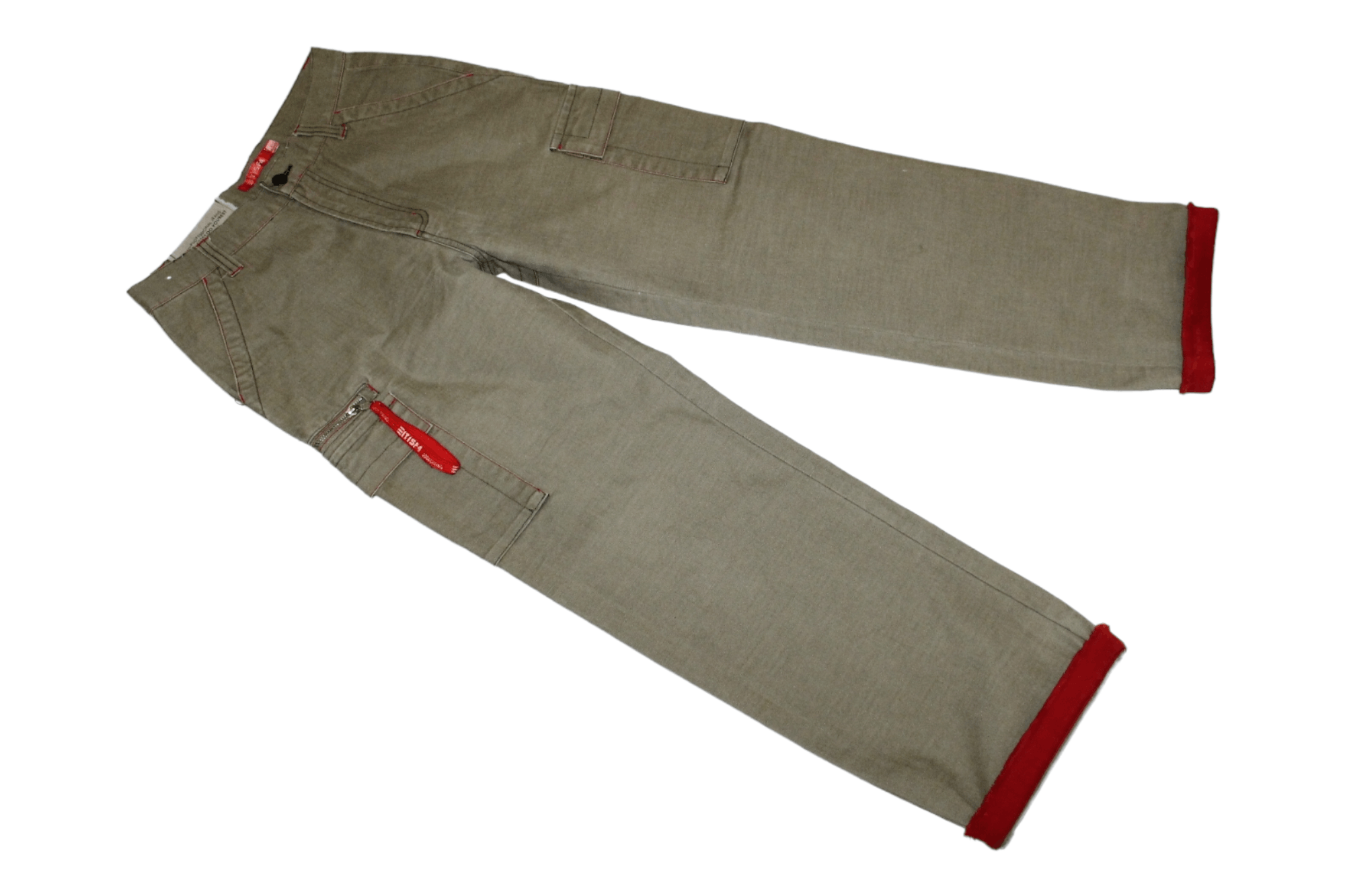 Japanese Brand Y2K🔥 EITISF4 Spring'04 Blood Type utility cargo pants Size US 31 - 9 Thumbnail