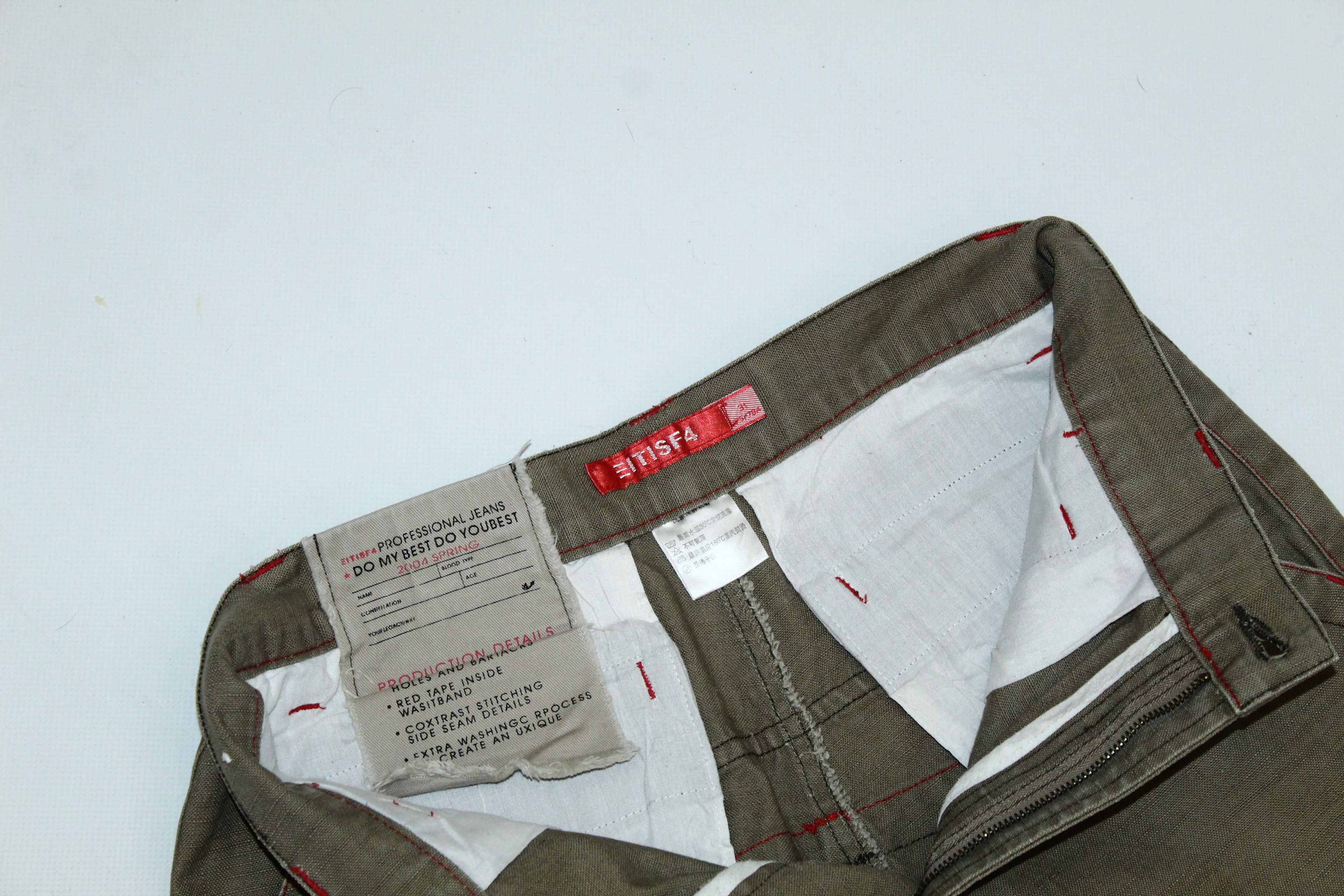 Japanese Brand Y2K🔥 EITISF4 Spring'04 Blood Type utility cargo pants Size US 31 - 3 Thumbnail
