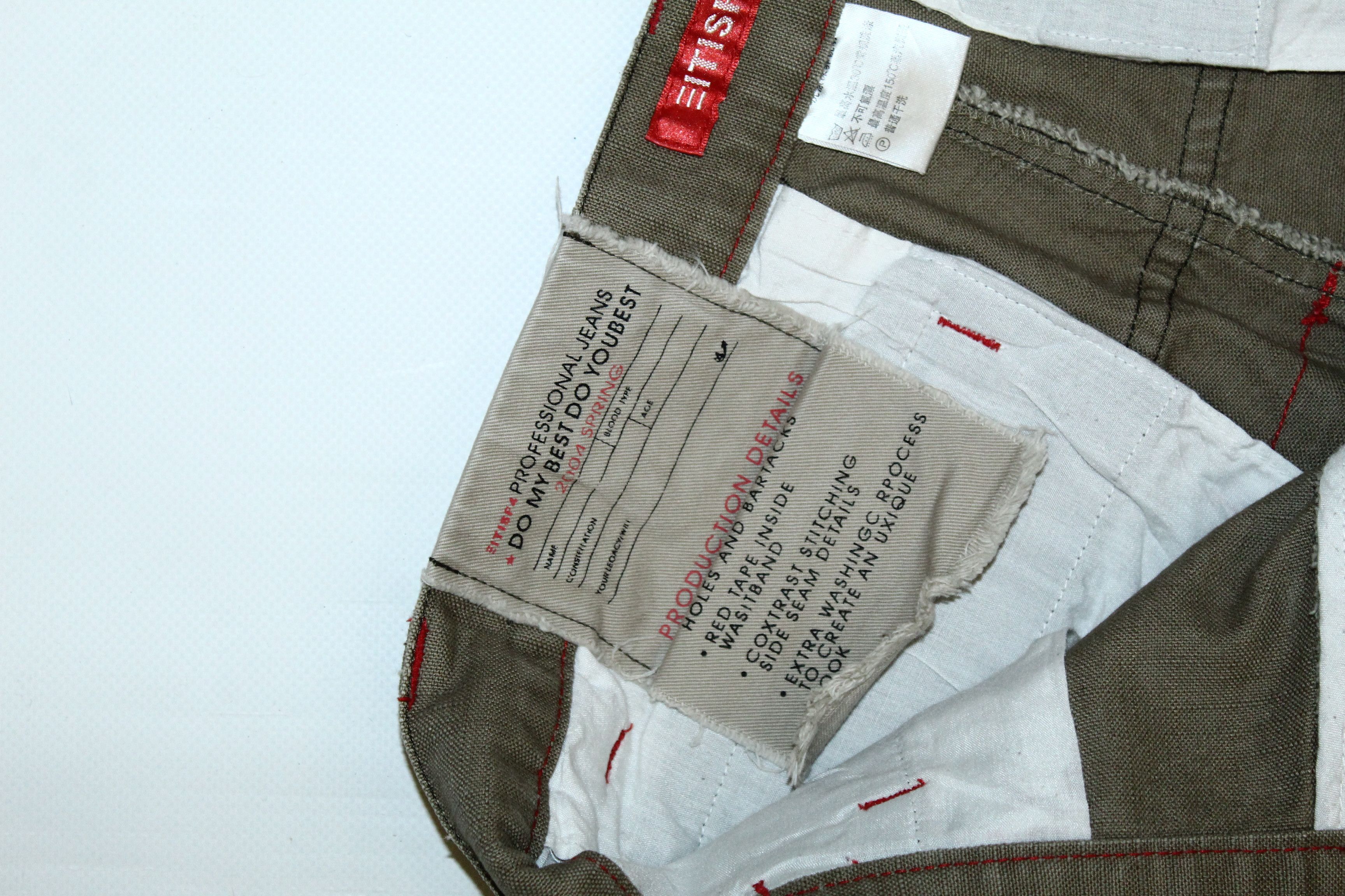 Japanese Brand Y2K🔥 EITISF4 Spring'04 Blood Type utility cargo pants Size US 31 - 4 Thumbnail