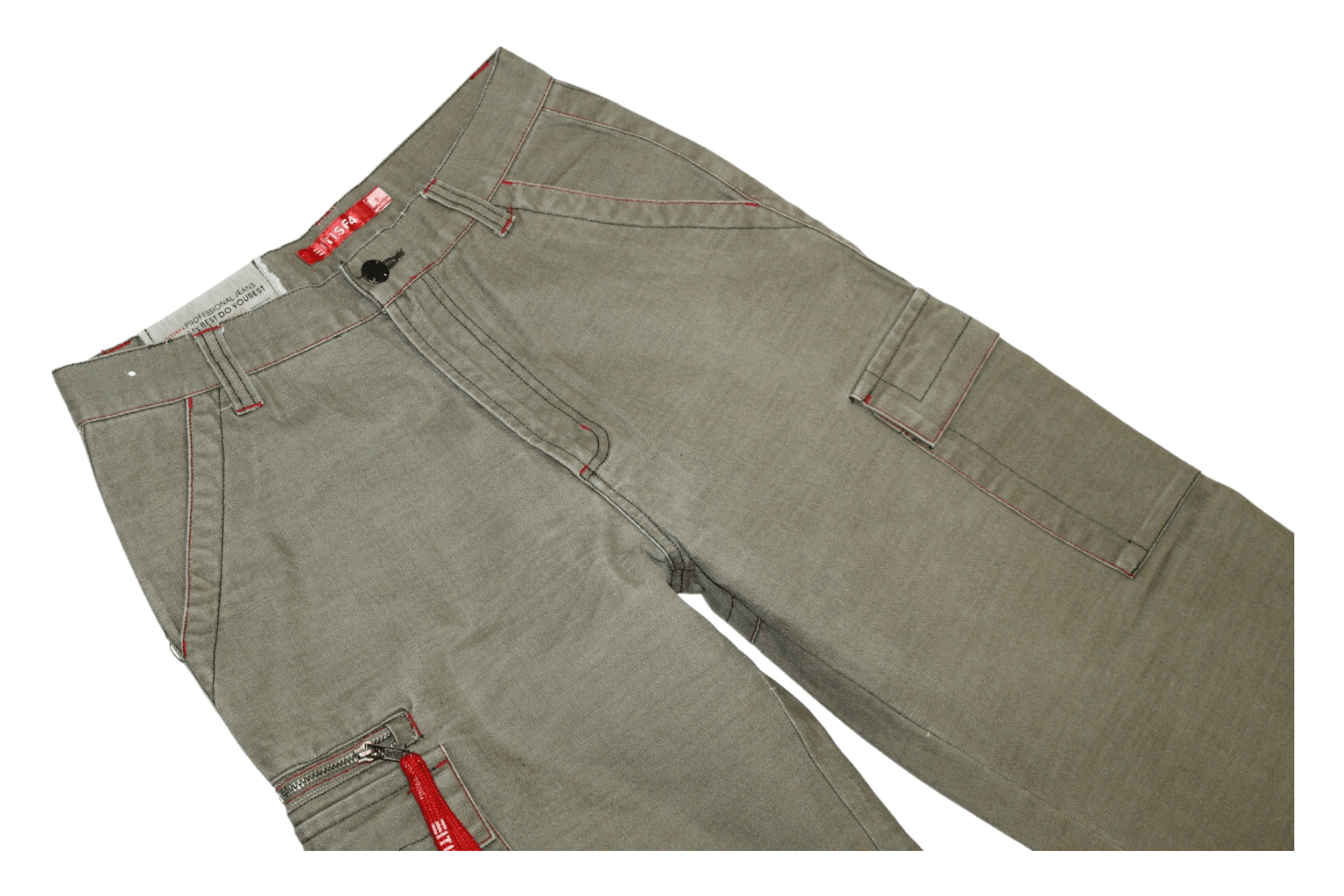 Japanese Brand Y2K🔥 EITISF4 Spring'04 Blood Type utility cargo pants Size US 31 - 11 Thumbnail