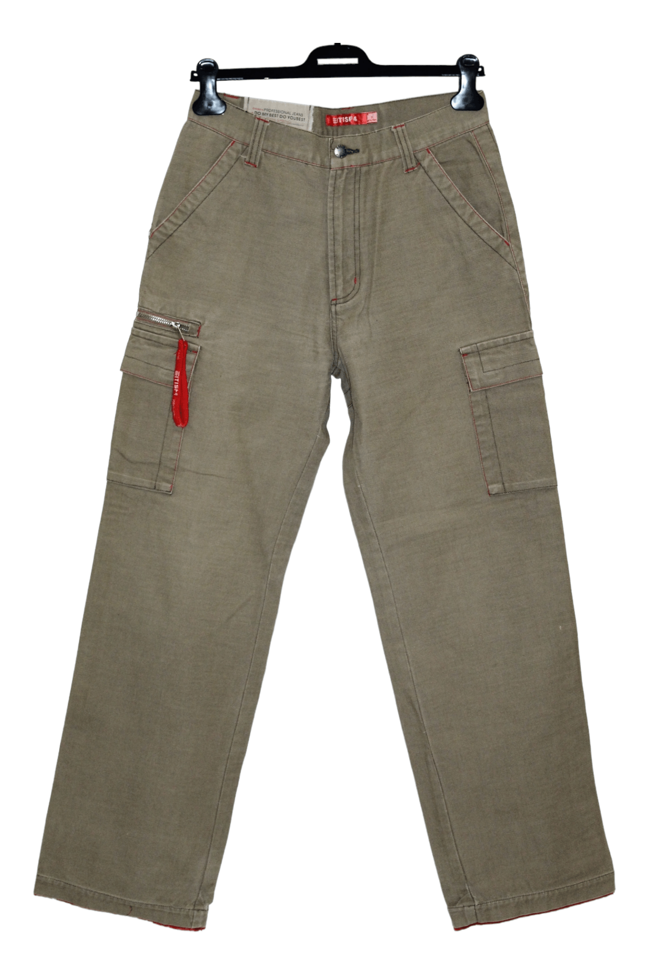 Japanese Brand Y2K🔥 EITISF4 Spring'04 Blood Type utility cargo pants Size US 31 - 1 Thumbnail