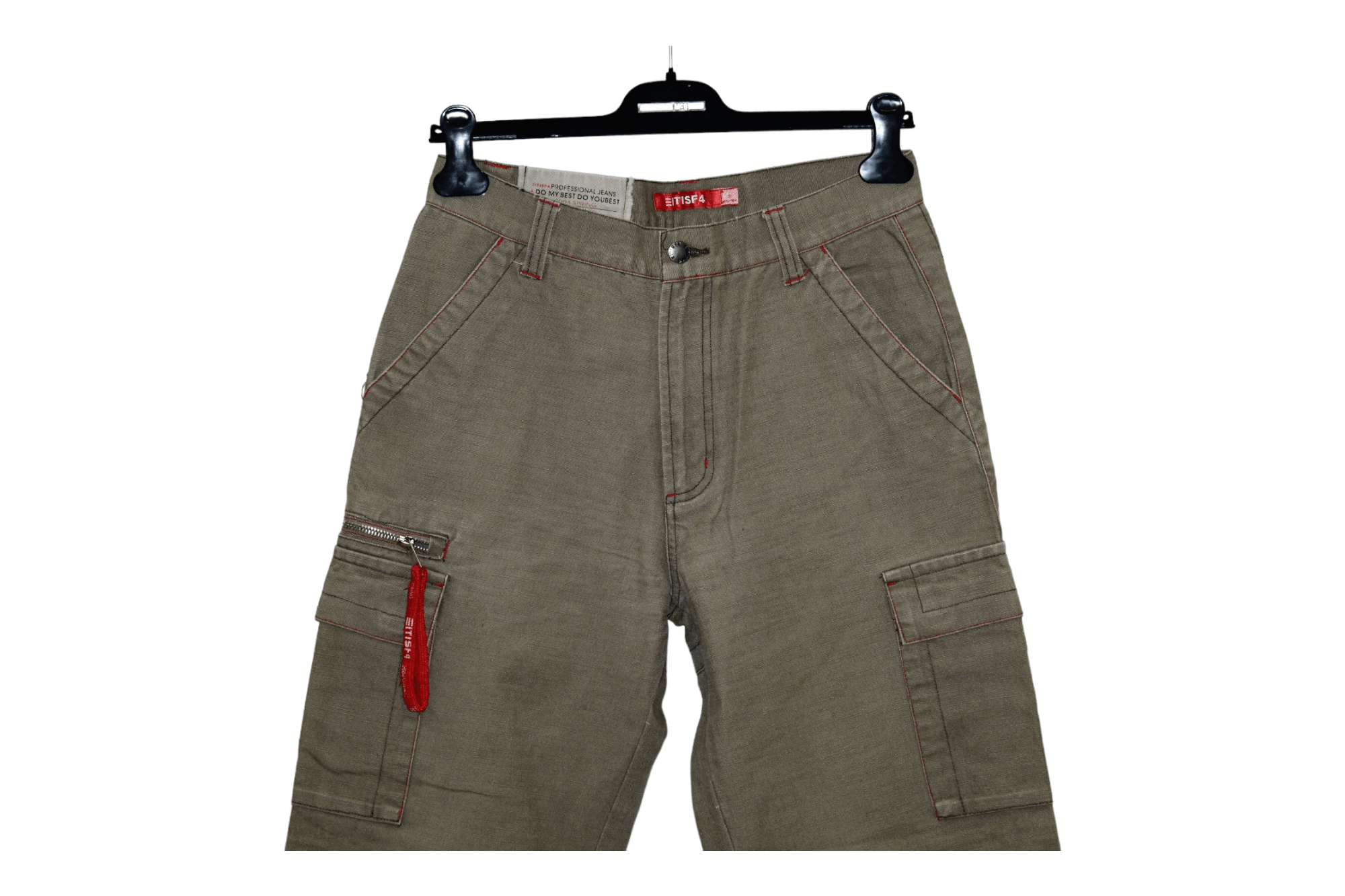 Japanese Brand Y2K🔥 EITISF4 Spring'04 Blood Type utility cargo pants Size US 31 - 7 Thumbnail