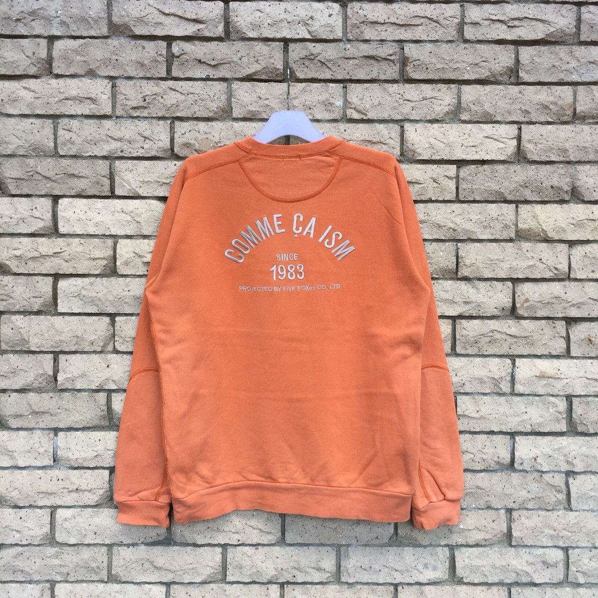 Comme Ca Ism COMME CA ISM sweatshirt spell out embroidered big logo.. Size US M / EU 48-50 / 2 - 1 Thumbnail