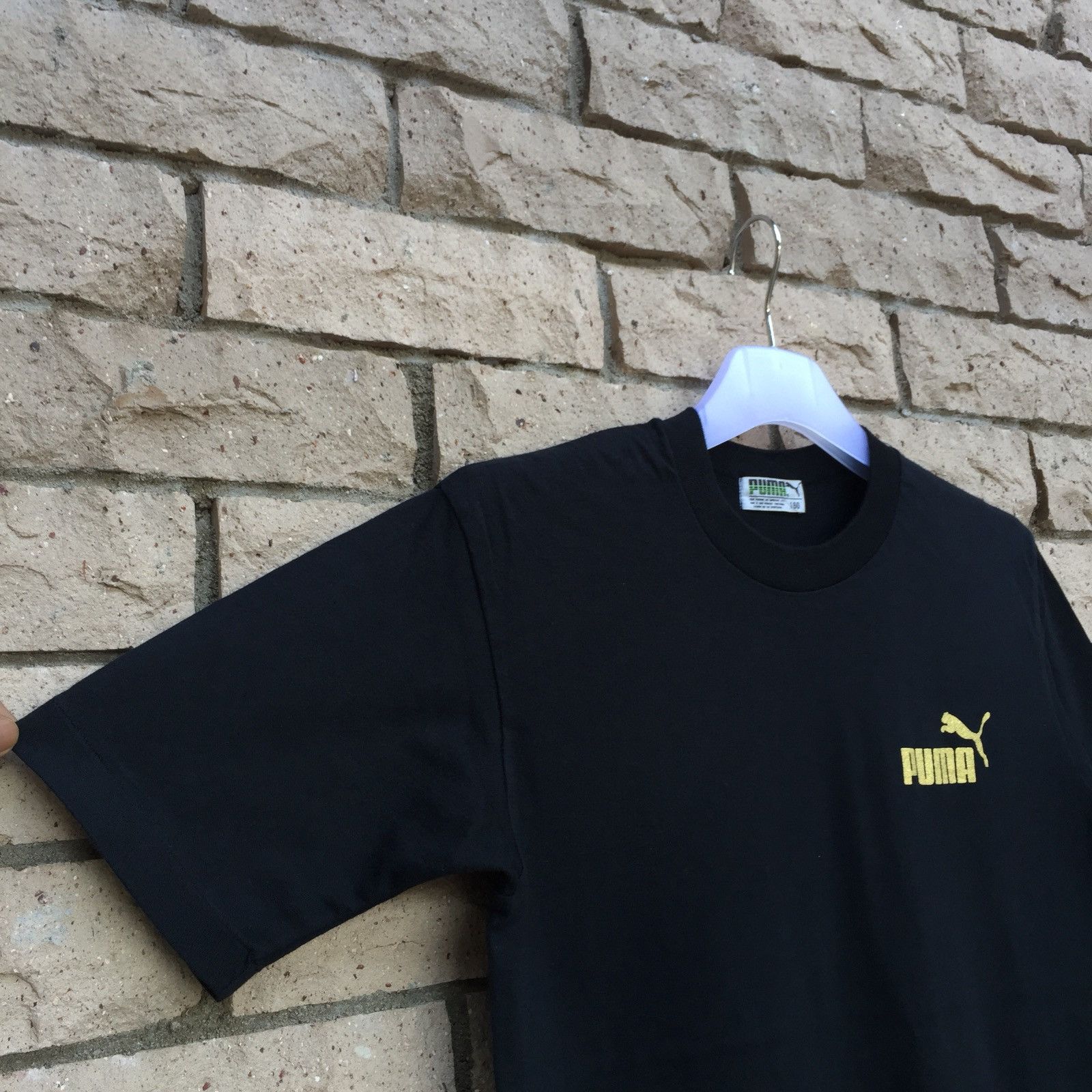 Puma × Vintage Vintage PUMA t shirt spell out big logo.. puma by jaspo.. Size US S / EU 44-46 / 1 - 10 Thumbnail