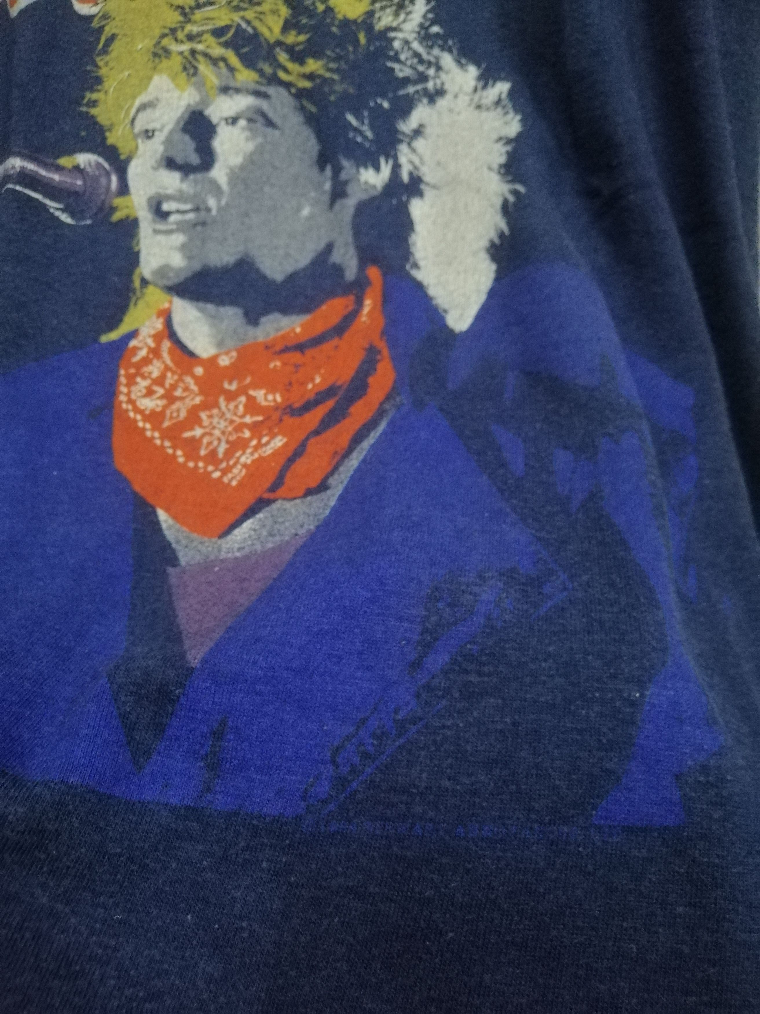 Band Tees × Vintage VTG RARE ROD STEWART TOUR 1984 Size US L / EU 52-54 / 3 - 3 Thumbnail