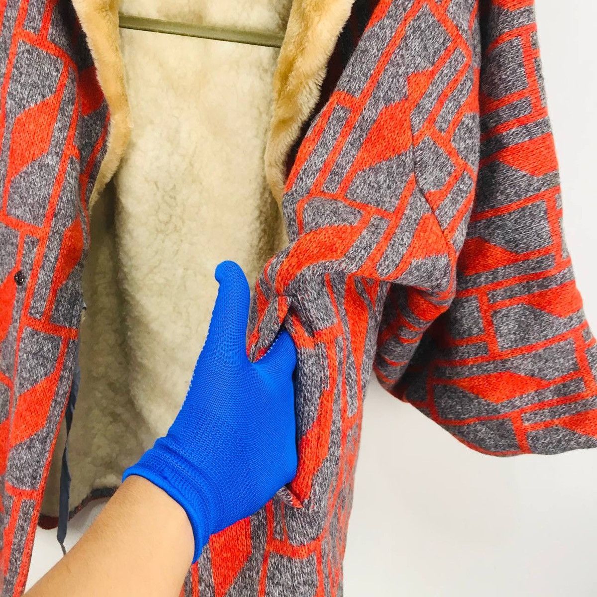 Japanese Brand Vintage japanese kimono knitwear sherpa linen oversized Size US XL / EU 56 / 4 - 7 Thumbnail