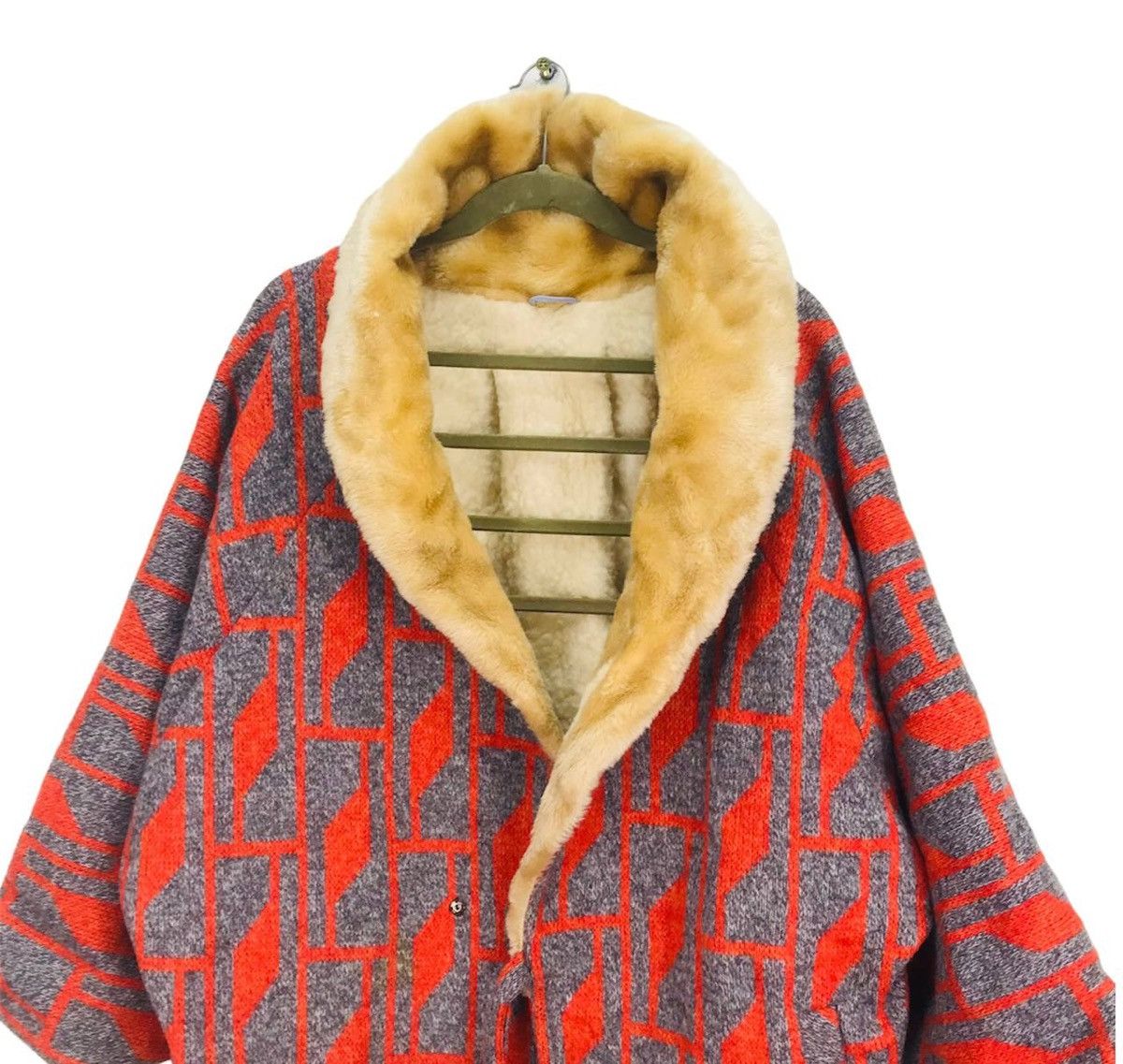 Japanese Brand Vintage japanese kimono knitwear sherpa linen oversized Size US XL / EU 56 / 4 - 2 Thumbnail