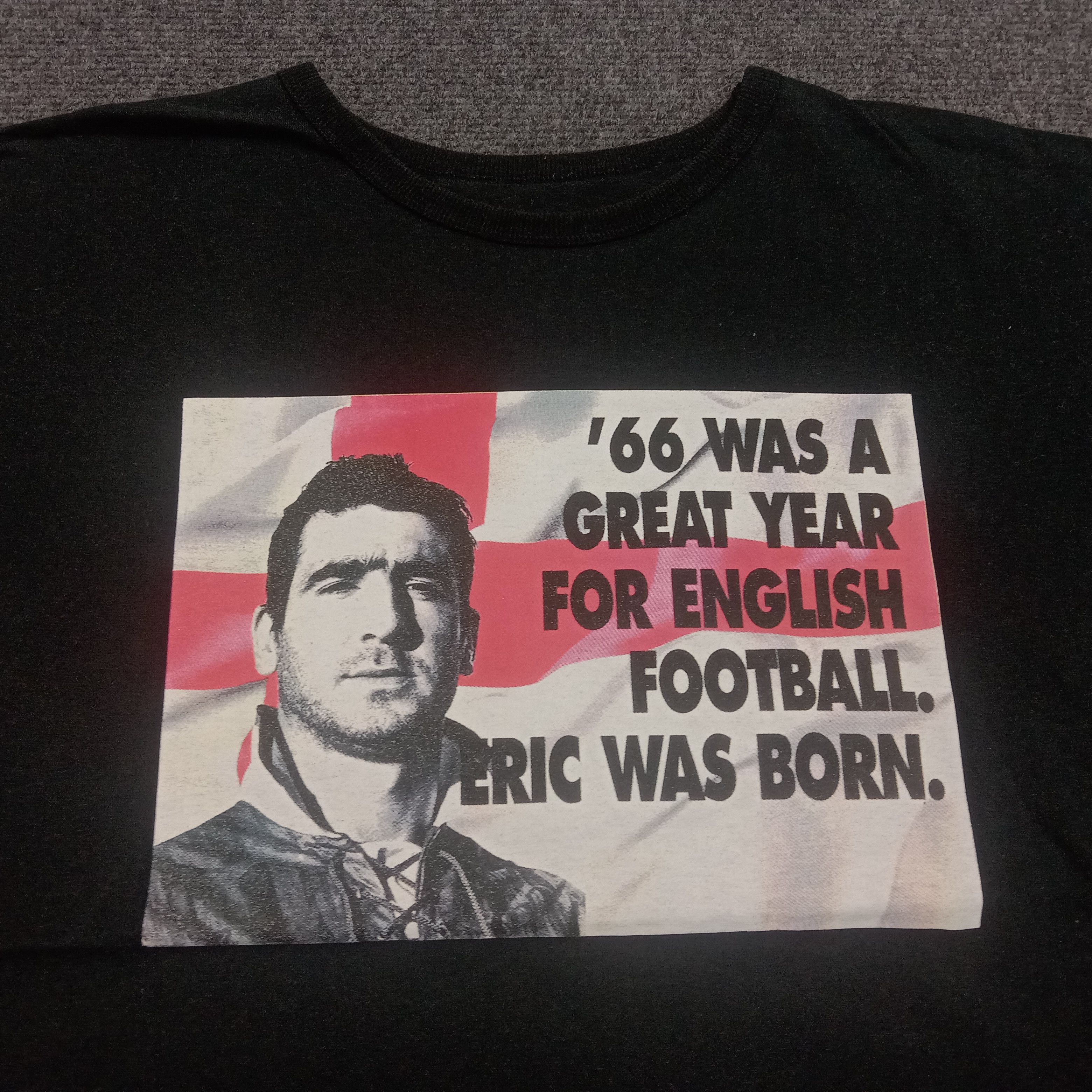 Vintage Eric Cantona Manchester United Legend Tshirt Size US M / EU 48-50 / 2 - 2 Thumbnail
