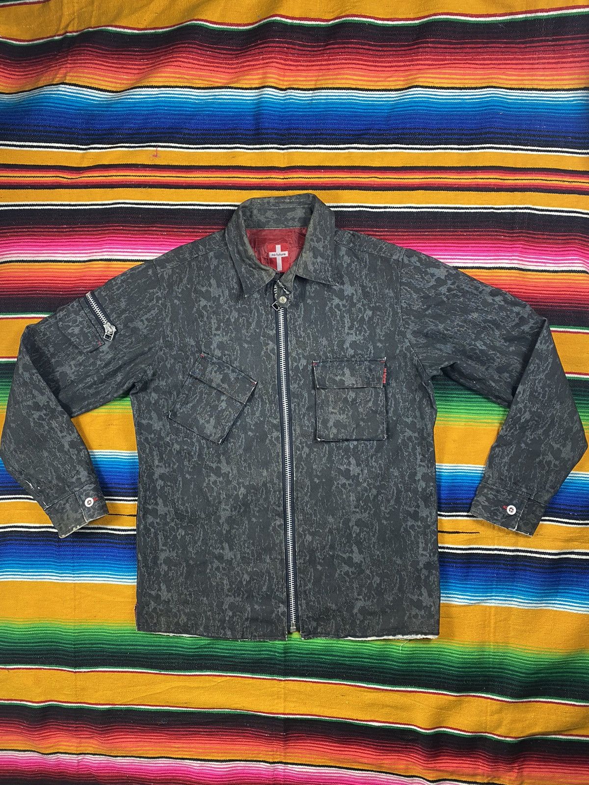 No Future Distressed Leopard Print Jacket By No Future Size US M / EU 48-50 / 2 - 1 Thumbnail