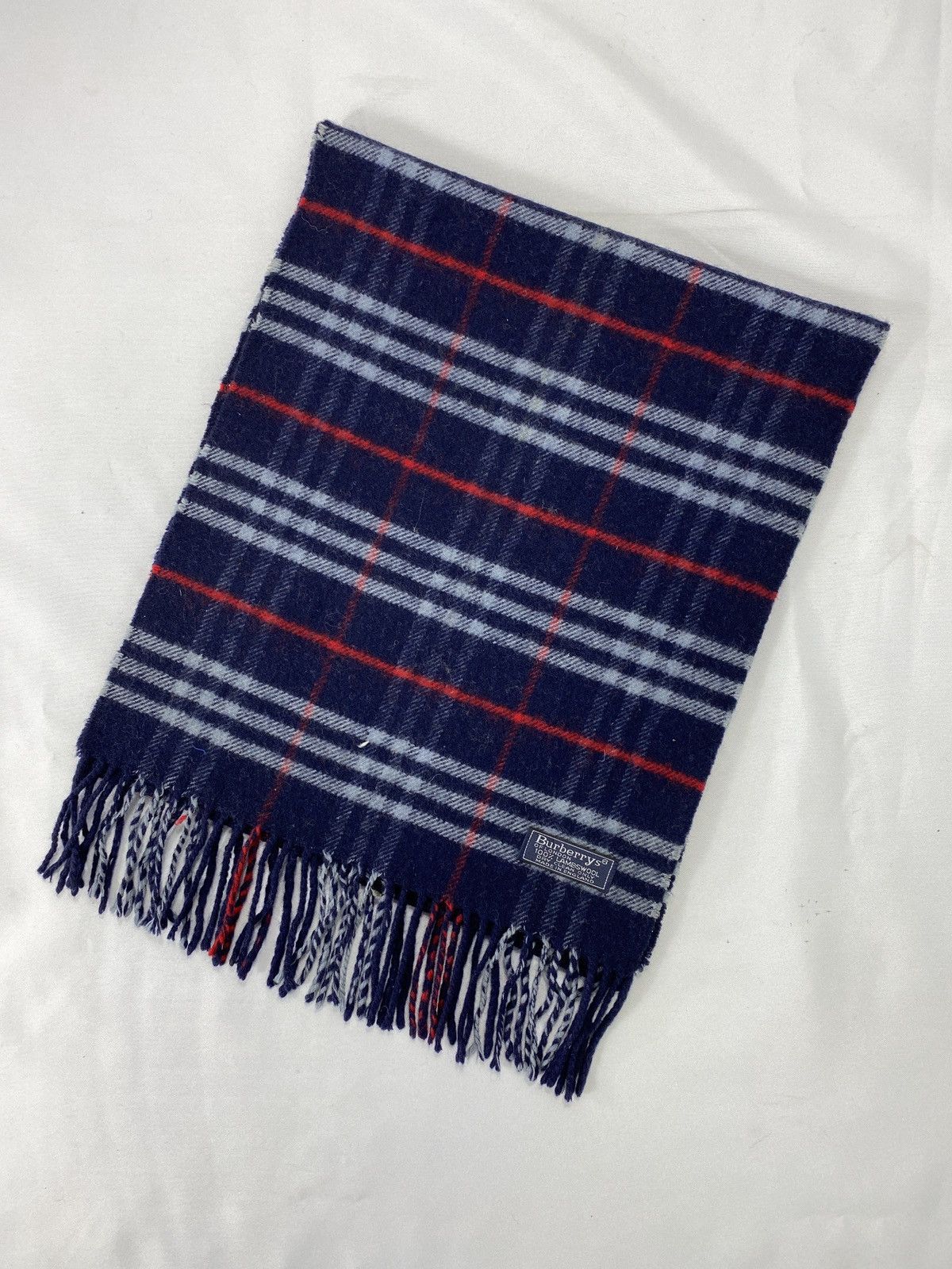 Burberry Vintage Burberry Scarf/Muffler -T011 Size ONE SIZE - 2 Thumbnail