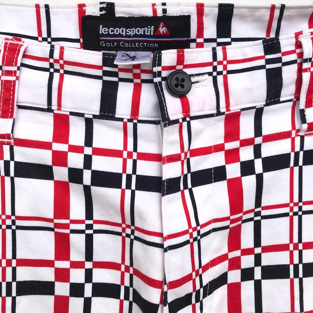 Le Coq Sportif Flared🔥Colorblock plaid tartan by le coqsportiz Size US 35 - 5 Thumbnail