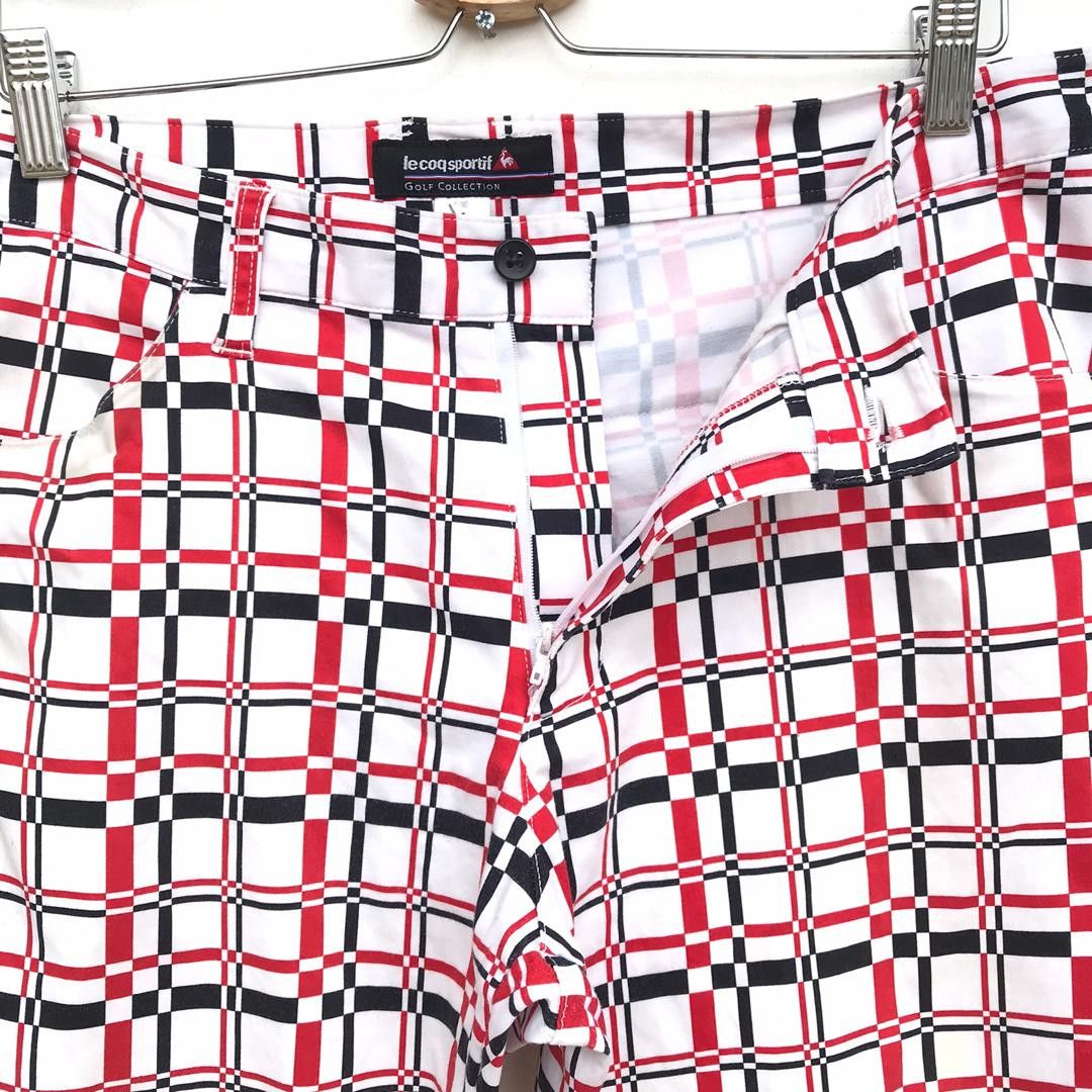 Le Coq Sportif Flared🔥Colorblock plaid tartan by le coqsportiz Size US 35 - 4 Thumbnail