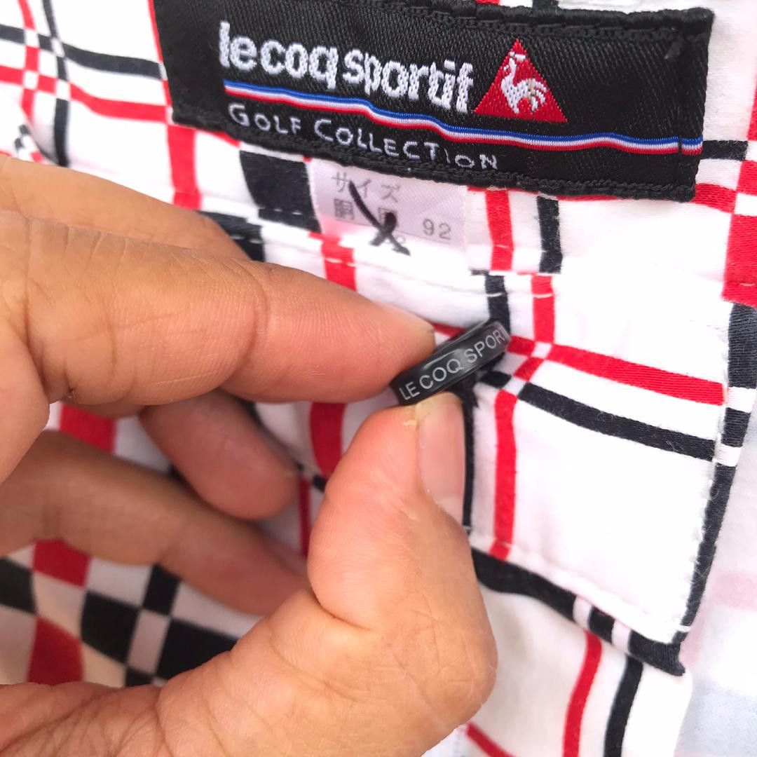 Le Coq Sportif Flared🔥Colorblock plaid tartan by le coqsportiz Size US 35 - 6 Thumbnail