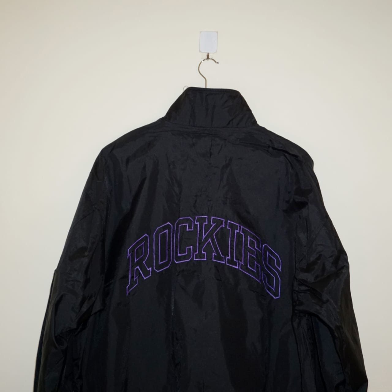 MLB Jacket Colorado Rockies Canvas pro player Vtg 90s Size US L / EU 52-54 / 3 - 3 Thumbnail