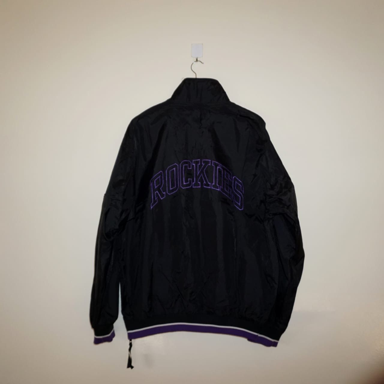 MLB Jacket Colorado Rockies Canvas pro player Vtg 90s Size US L / EU 52-54 / 3 - 2 Thumbnail