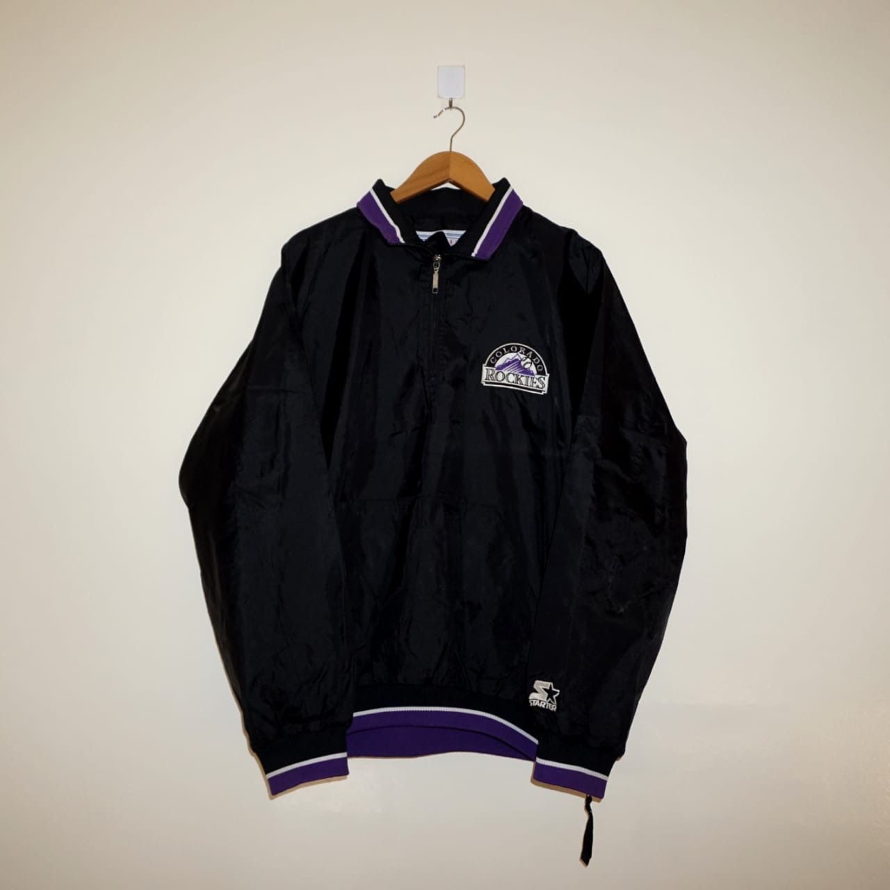 MLB Jacket Colorado Rockies Canvas pro player Vtg 90s Size US L / EU 52-54 / 3 - 1 Thumbnail