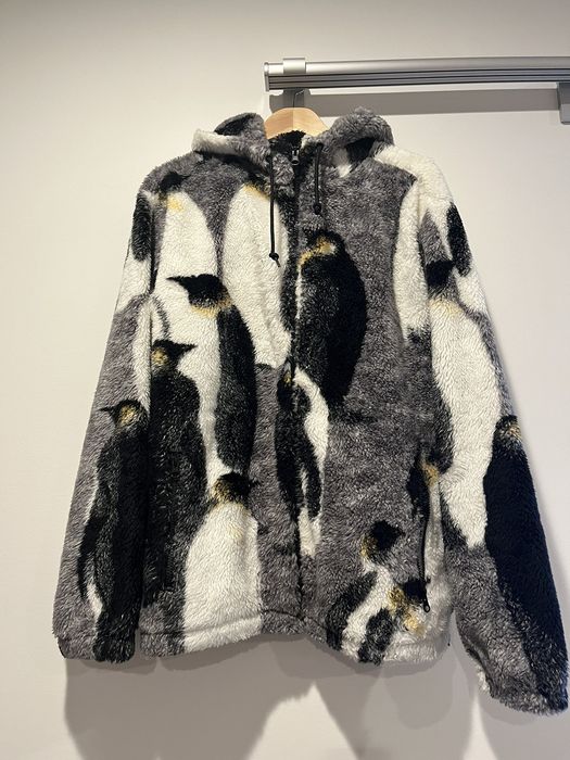 Supreme Supreme Penguins Hooded Fleece Jacket | Grailed