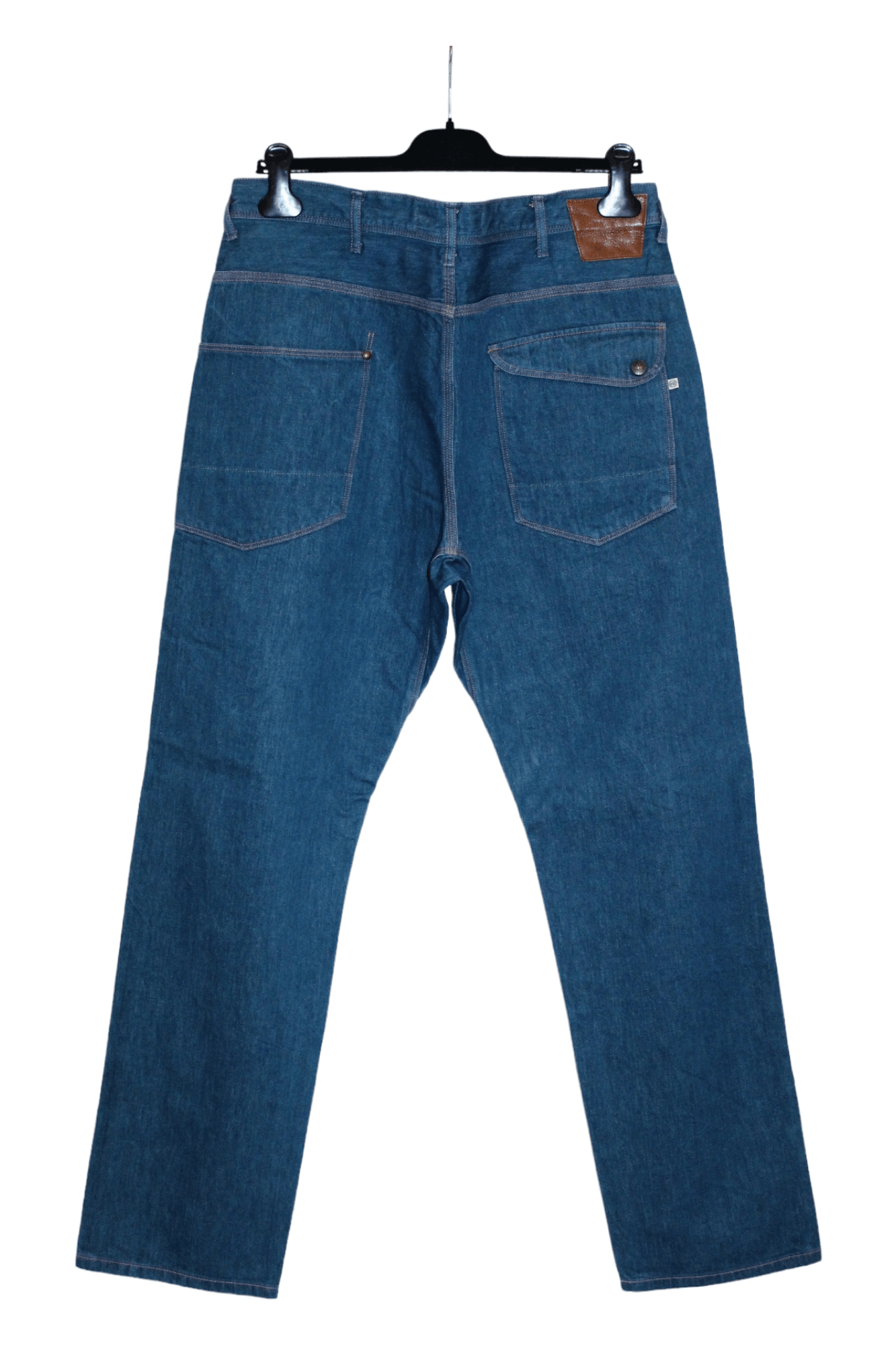 Spellbound SPELLBOUND Tapered Denim Work Pants Japan Made Triple Stitch Size US 34 / EU 50 - 2 Thumbnail