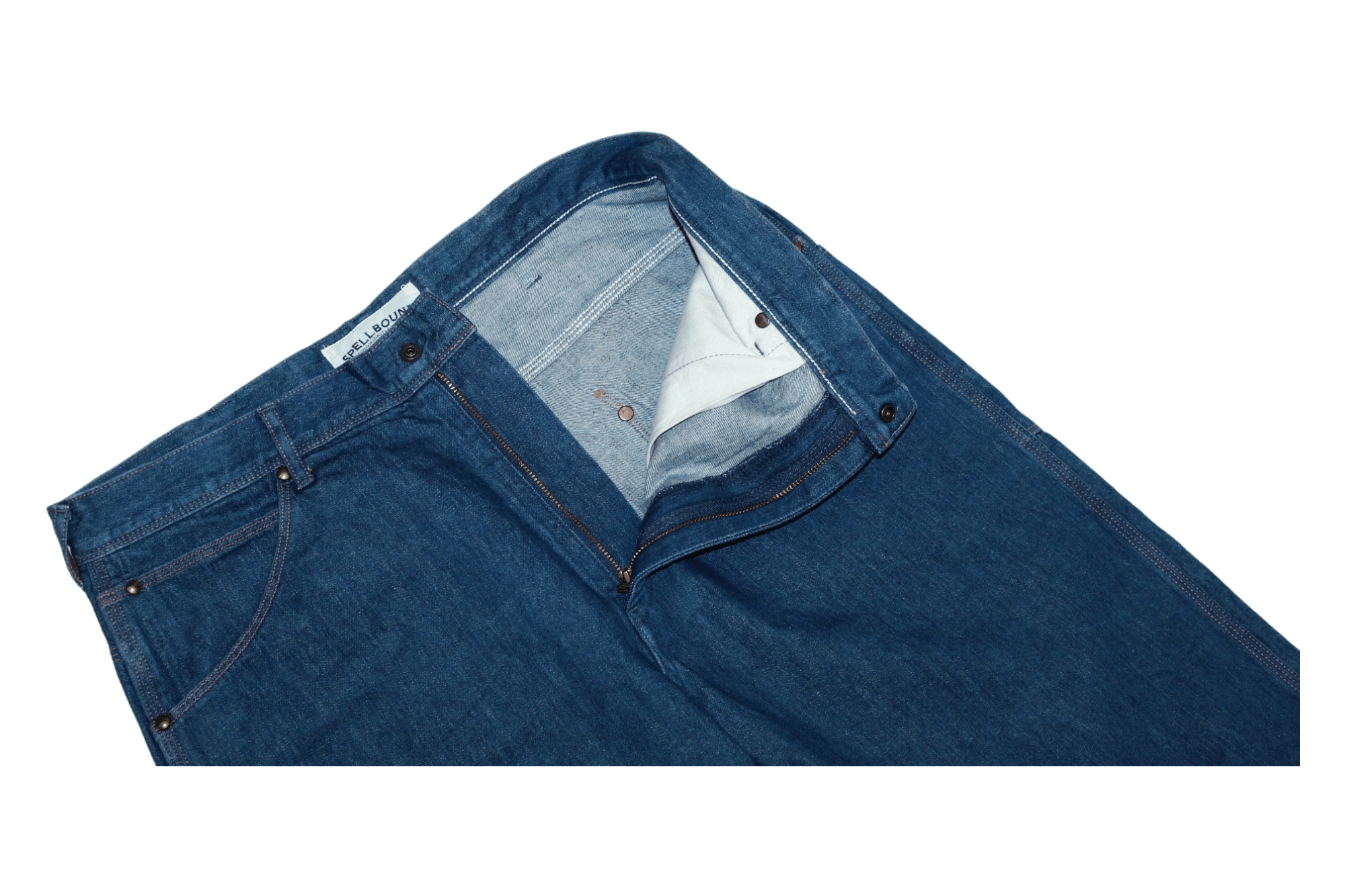 Spellbound SPELLBOUND Tapered Denim Work Pants Japan Made Triple Stitch Size US 34 / EU 50 - 6 Thumbnail
