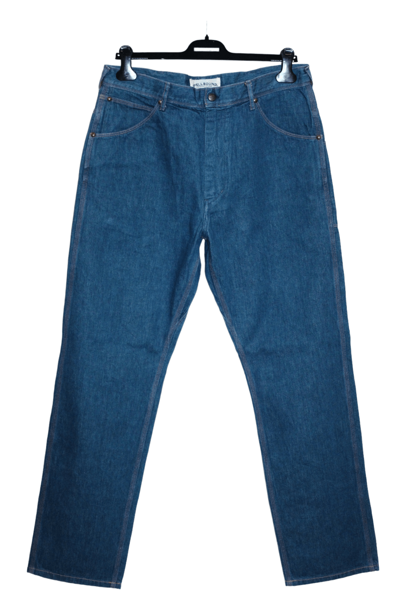 Spellbound SPELLBOUND Tapered Denim Work Pants Japan Made Triple Stitch Size US 34 / EU 50 - 1 Thumbnail