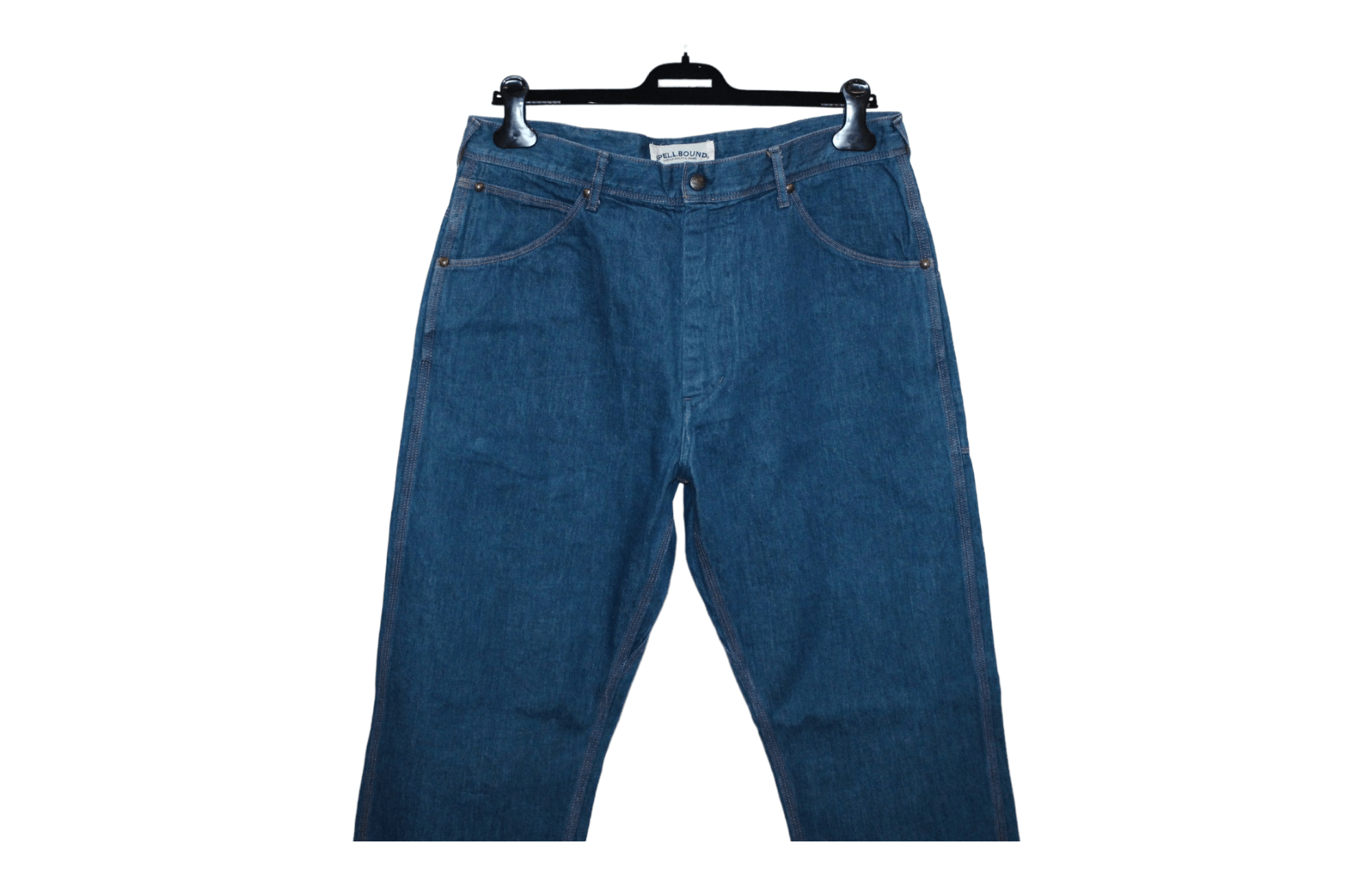 Spellbound SPELLBOUND Tapered Denim Work Pants Japan Made Triple Stitch Size US 34 / EU 50 - 3 Thumbnail