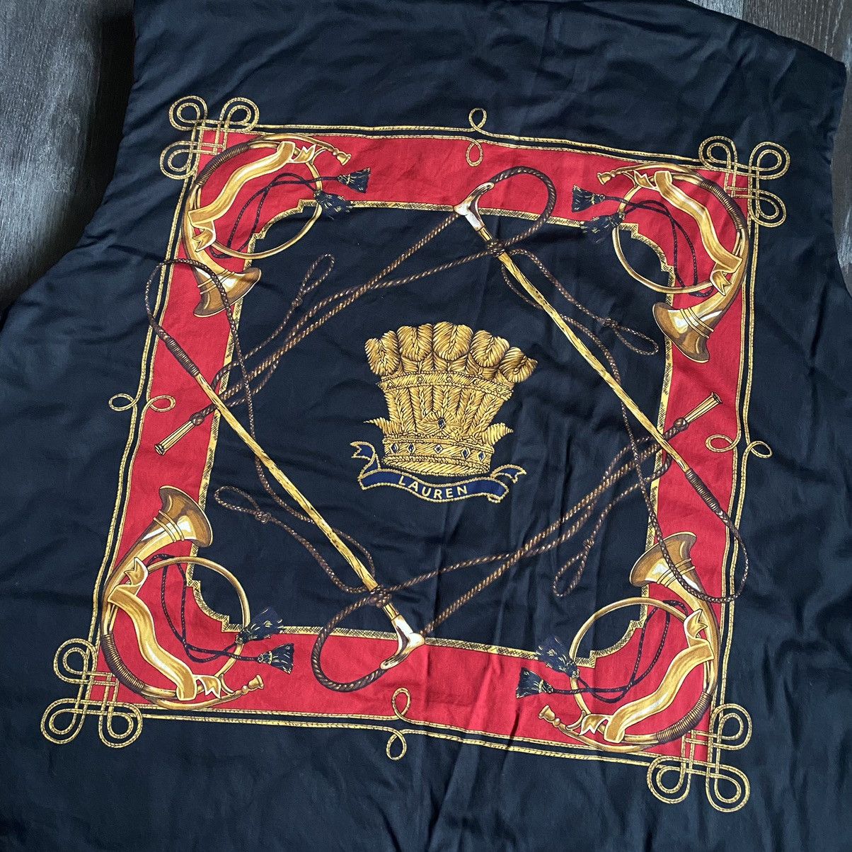Polo Ralph Lauren Vintage 1990s Polo Ralph Lauren Reversible Chain Brass Vest Size XXL / US 16-18 / IT 52-54 - 7 Thumbnail