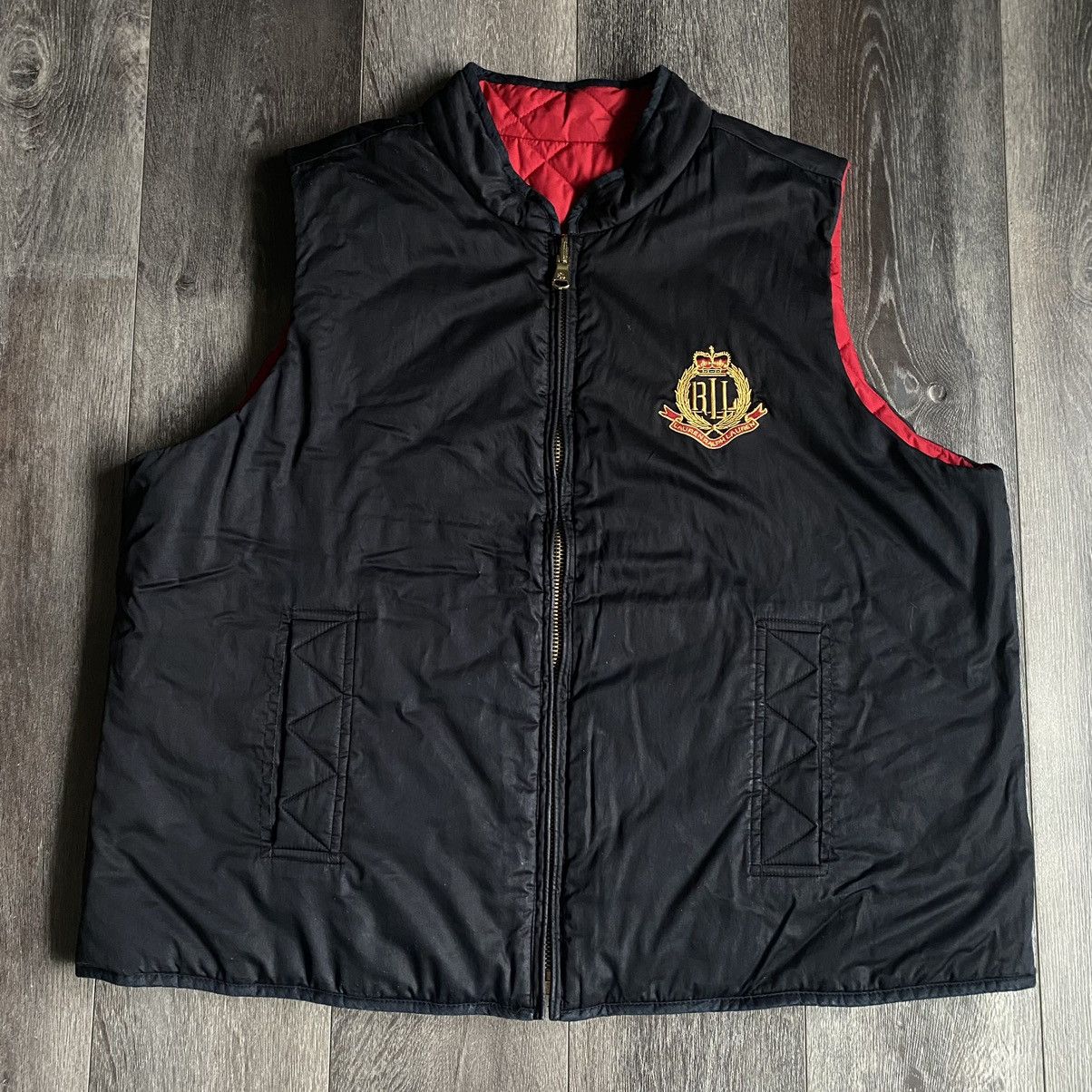 Polo Ralph Lauren Vintage 1990s Polo Ralph Lauren Reversible Chain Brass Vest Size XXL / US 16-18 / IT 52-54 - 3 Thumbnail