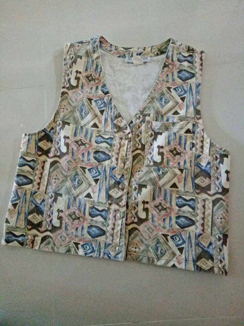 Vintage Vtg '80 Stampede Vest Size US M / EU 48-50 / 2 - 1 Thumbnail
