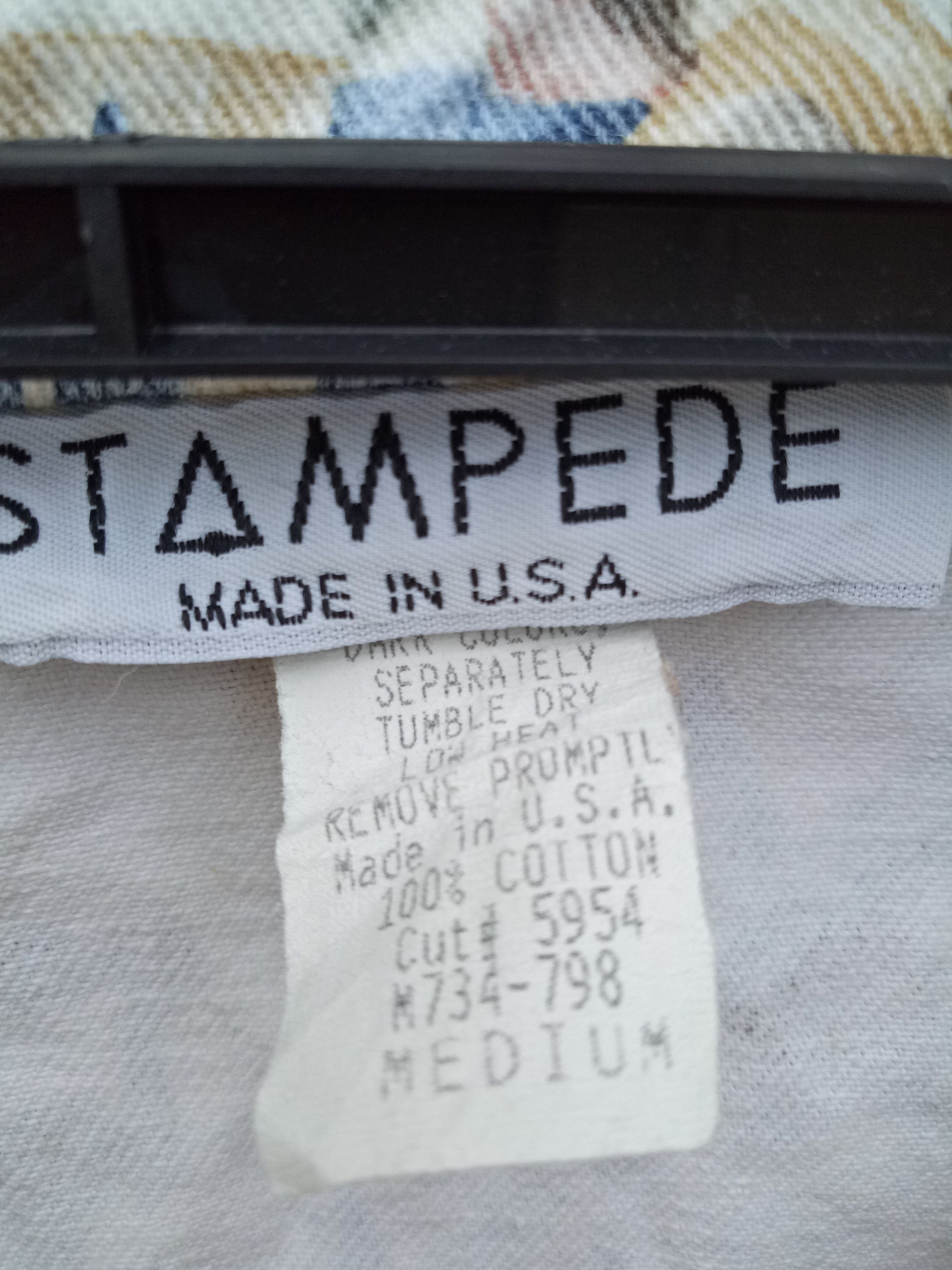 Vintage Vtg '80 Stampede Vest Size US M / EU 48-50 / 2 - 2 Thumbnail