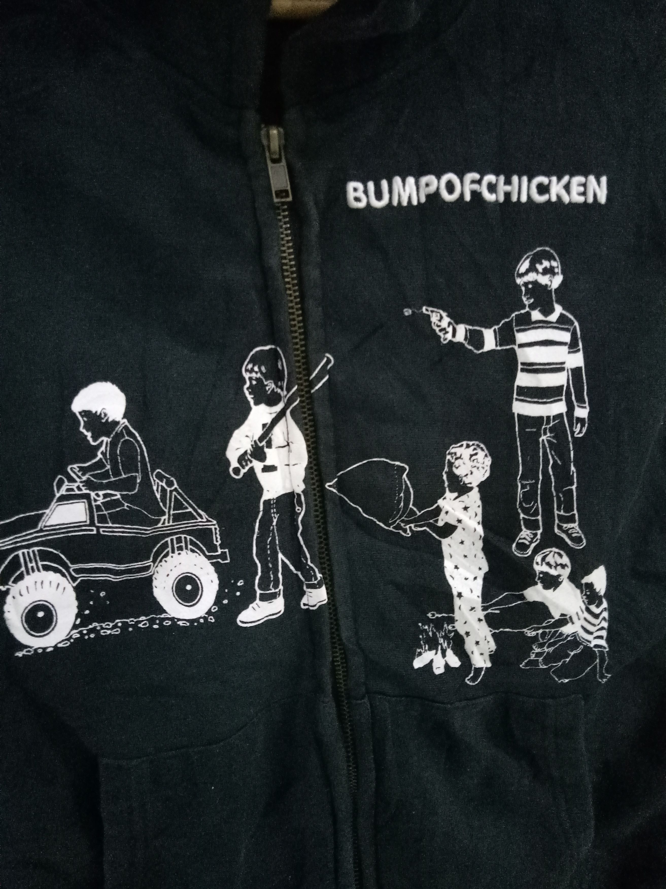 Band Tees × Japanese Brand Vtg Japan Rock Alternative Band BumpOfChicken Size US M / EU 48-50 / 2 - 7 Thumbnail