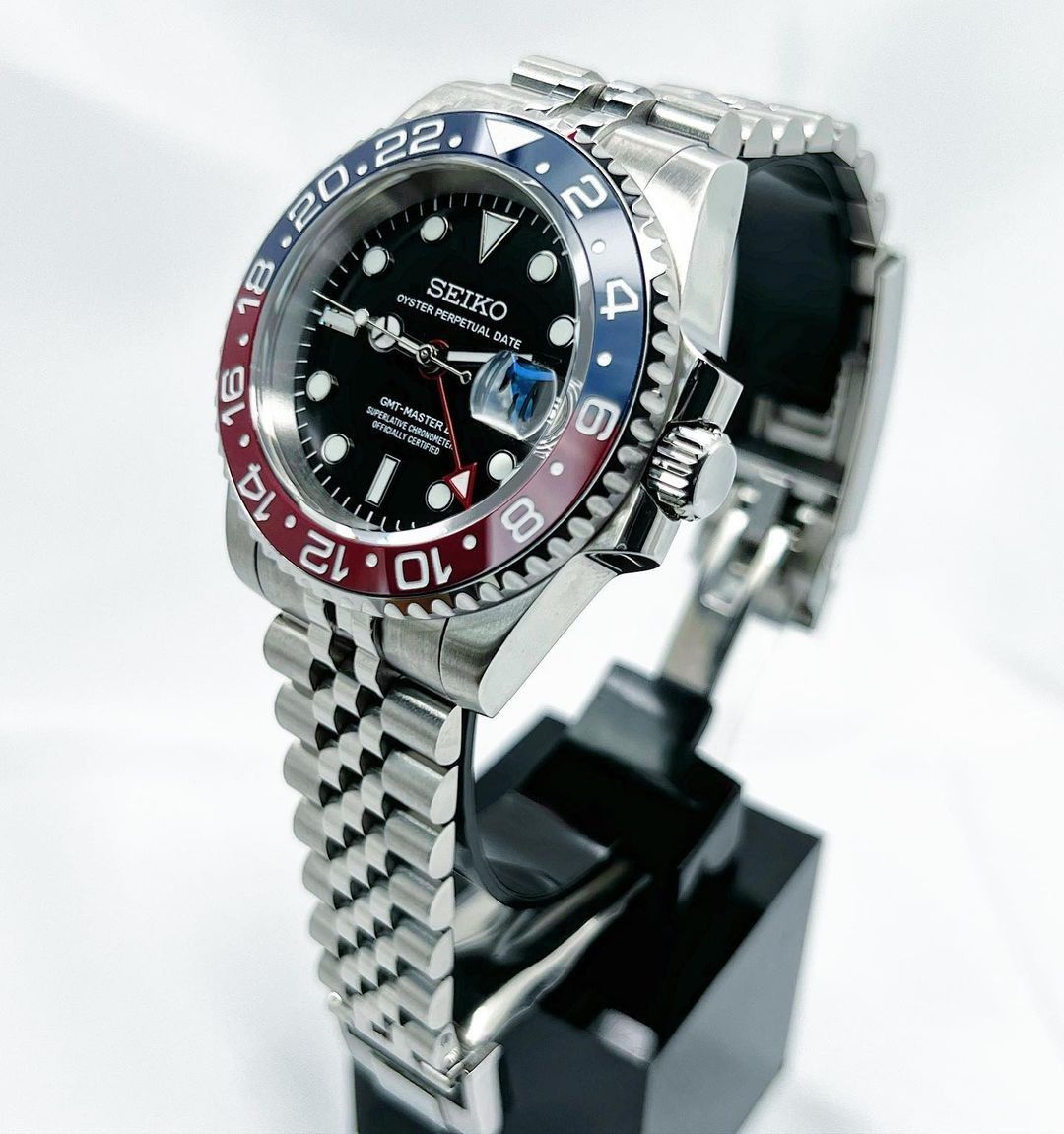 Seiko Seiko GMT || Pepsi Moded 40mm | Grailed