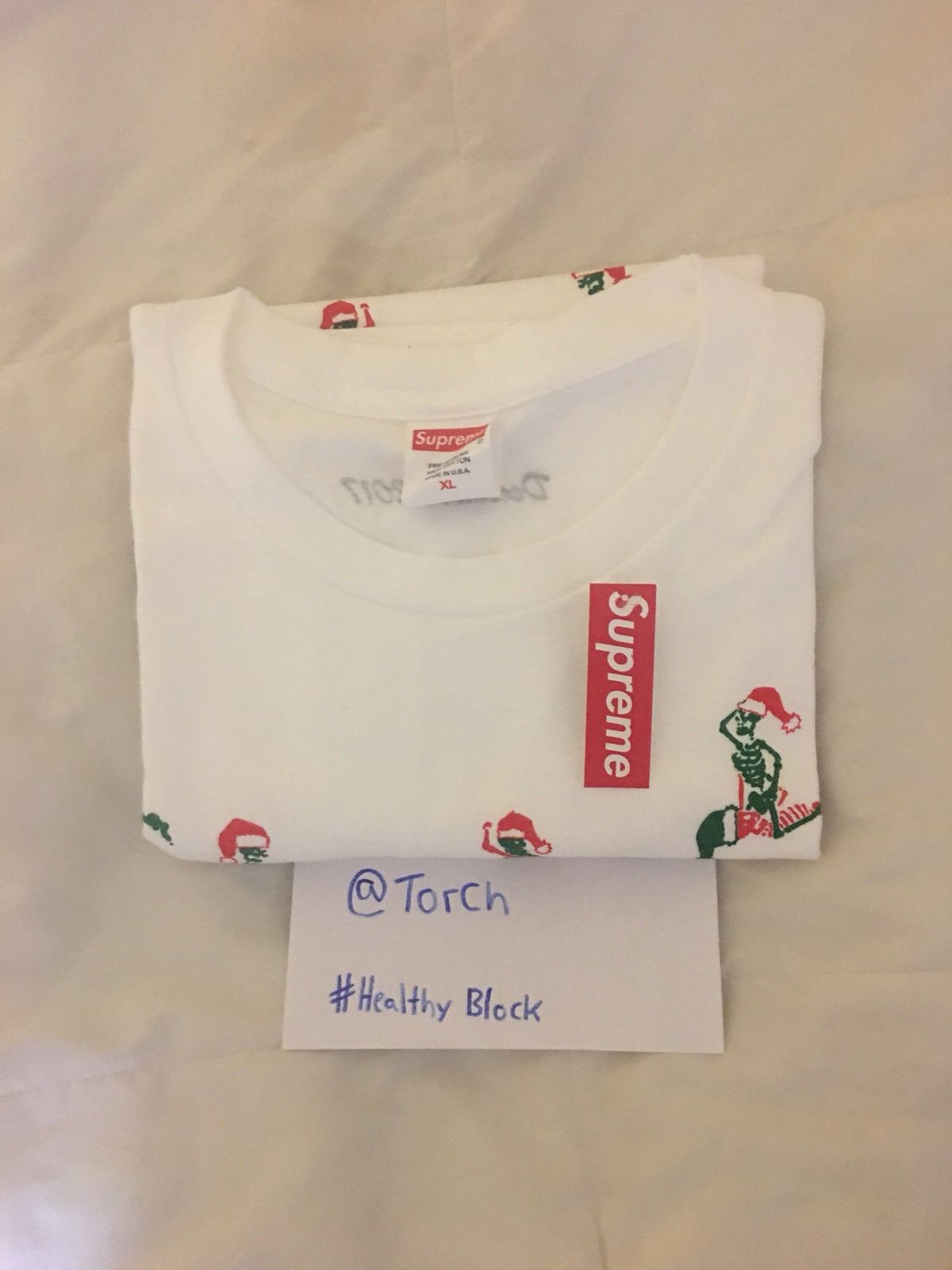 Supreme Supreme FW17 Christmas Tee Grailed