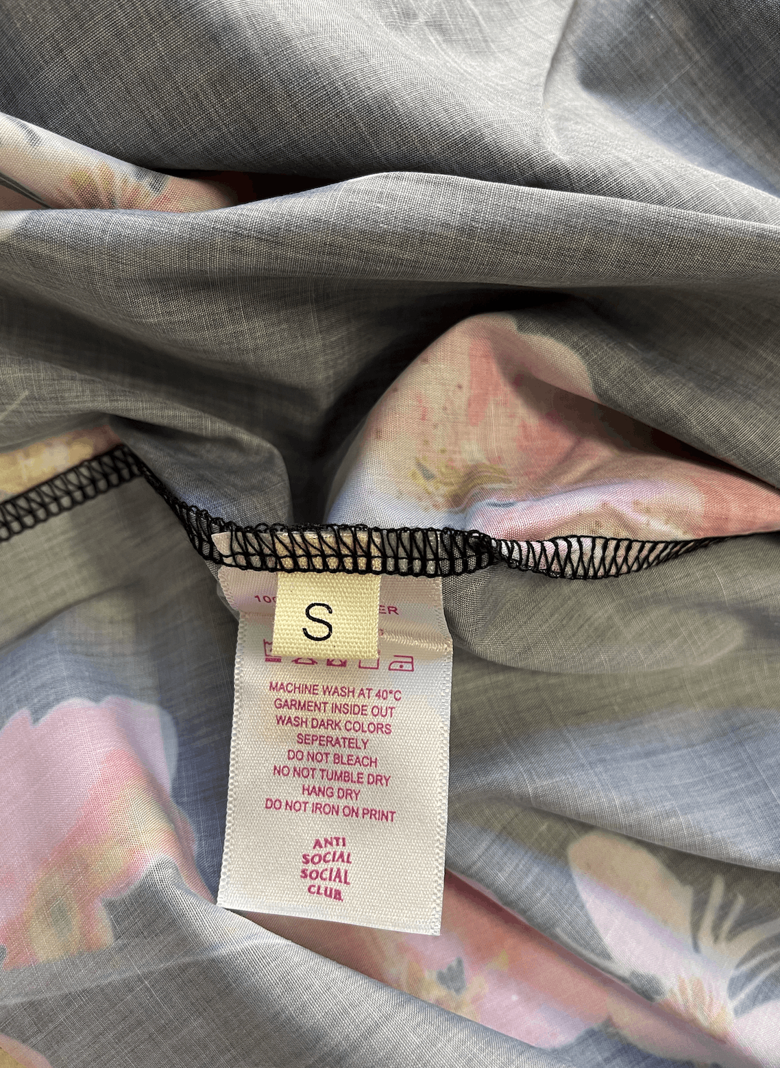 Anti Social Social Club Anti Social Social Club Woody Button Up Color Black Sz (S) Size US S / EU 44-46 / 1 - 5 Thumbnail