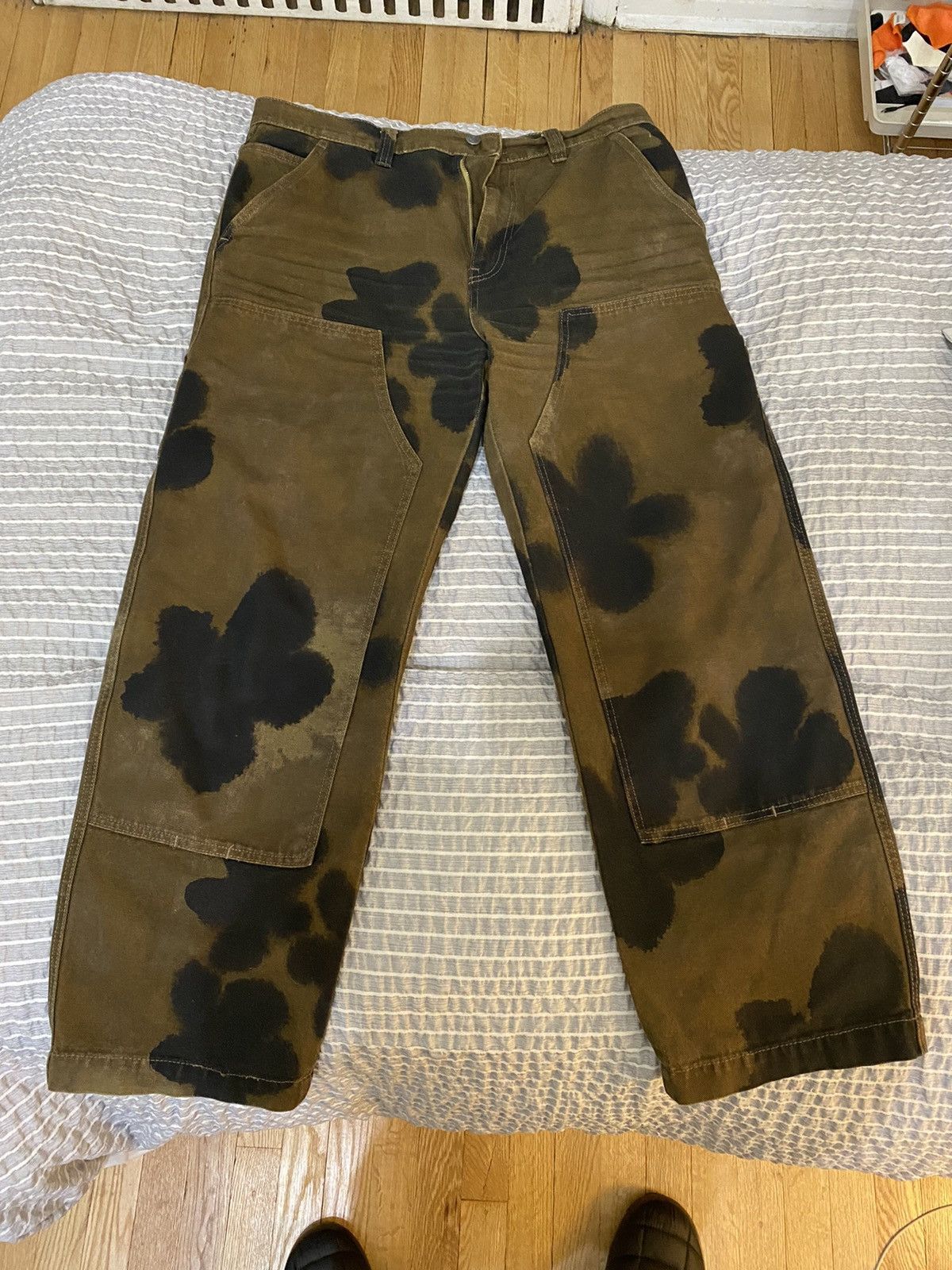 Stussy Stussy Floral Dye Work Pants | Grailed