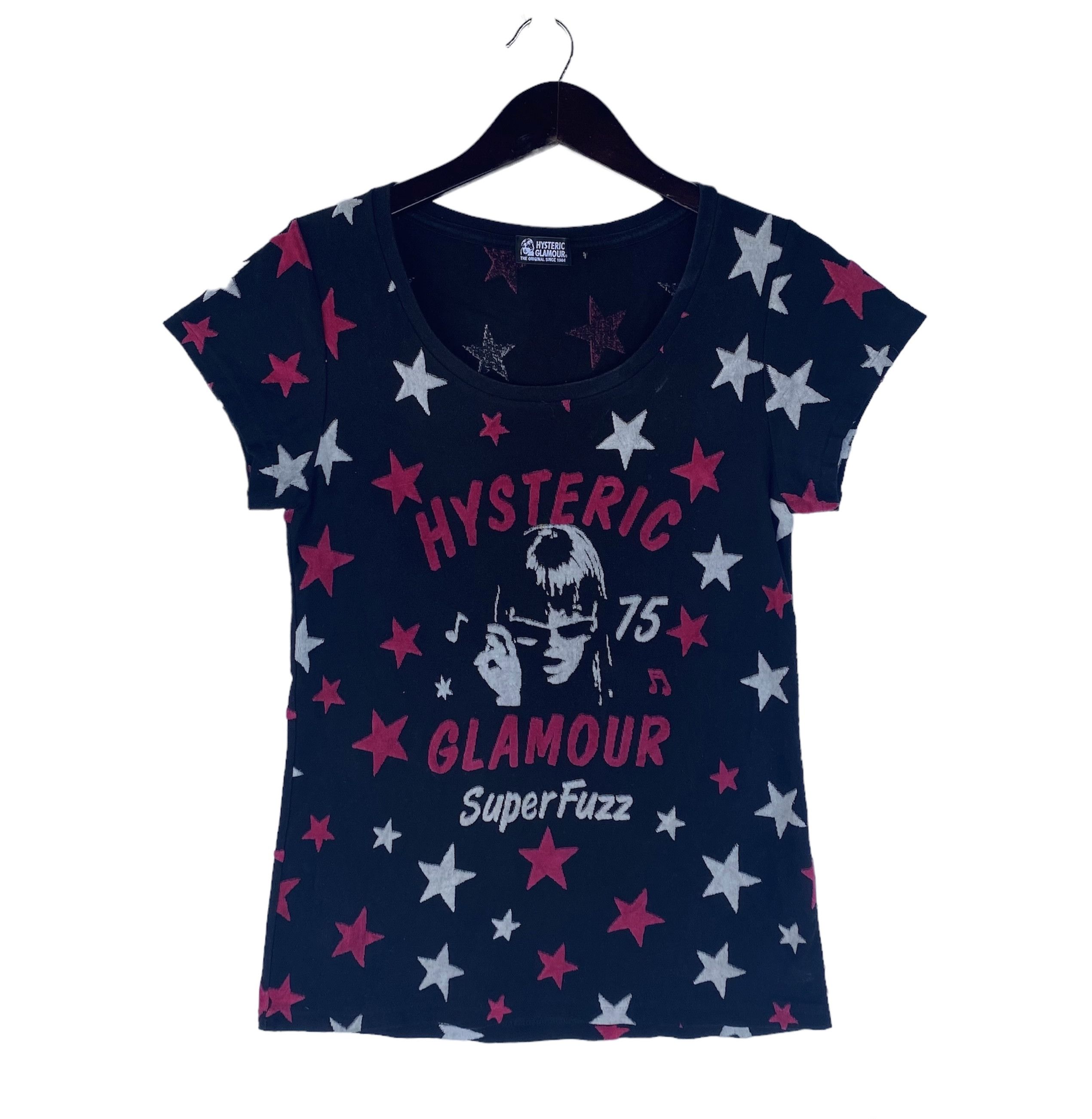 Hysteric Glamour HYSTERIC GLAMOUR superfuzz 75 velvet font Japan shirt Size S / US 4 / IT 40 - 1 Thumbnail