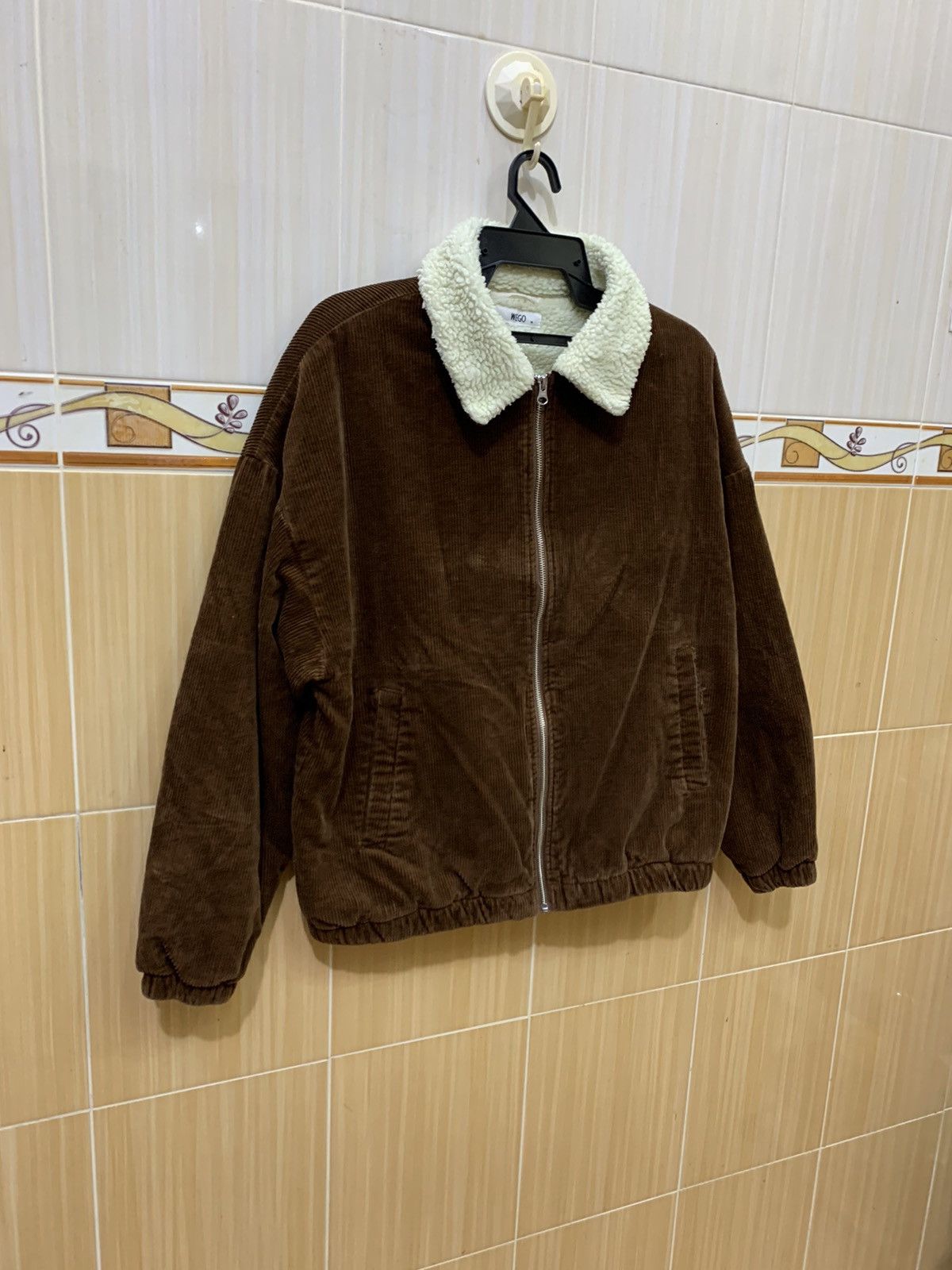 Japanese Brand WEGO DENIM JACKET Fleece inside with PLAIN COLOUR Size US M / EU 48-50 / 2 - 3 Thumbnail