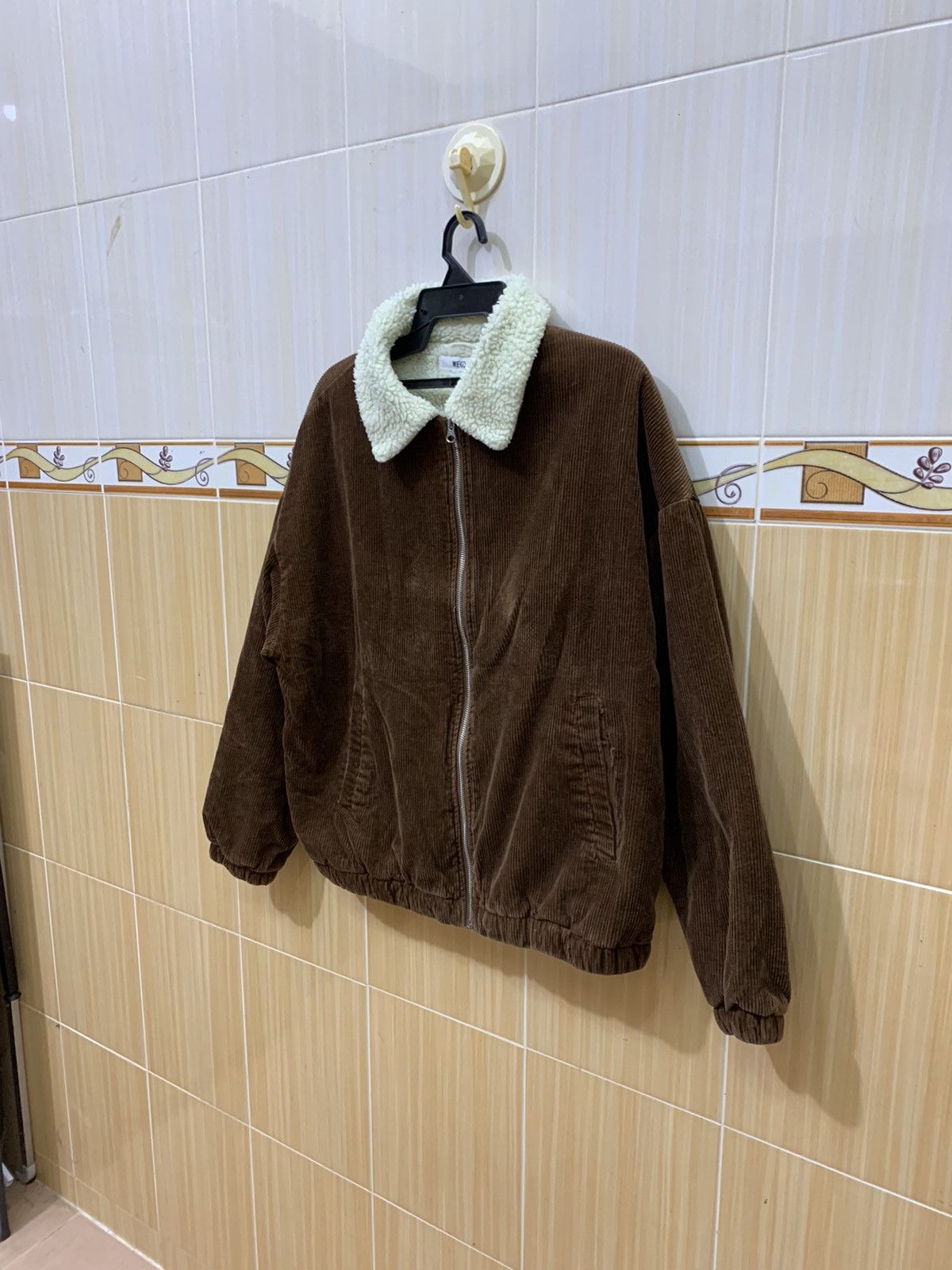 Japanese Brand WEGO DENIM JACKET Fleece inside with PLAIN COLOUR Size US M / EU 48-50 / 2 - 4 Thumbnail