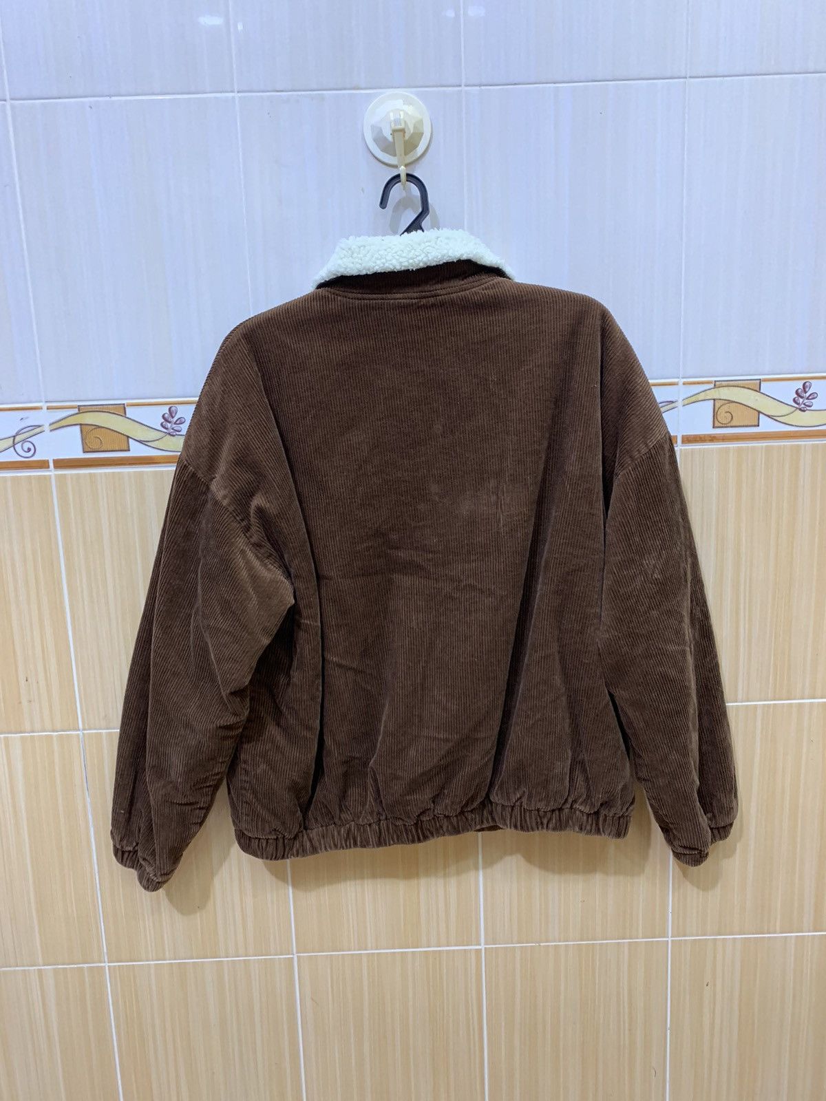 Japanese Brand WEGO DENIM JACKET Fleece inside with PLAIN COLOUR Size US M / EU 48-50 / 2 - 2 Thumbnail