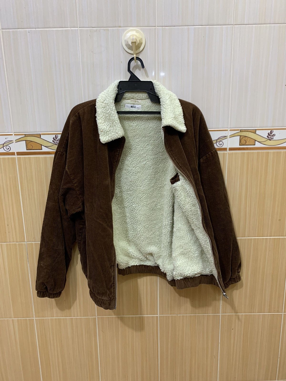 Japanese Brand WEGO DENIM JACKET Fleece inside with PLAIN COLOUR Size US M / EU 48-50 / 2 - 13 Thumbnail