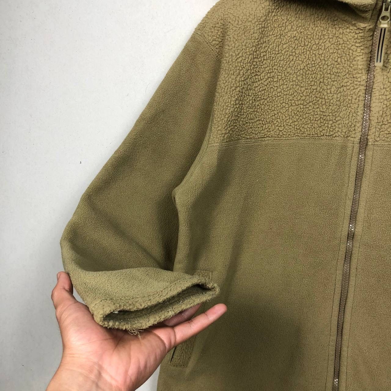 Japanese Brand Hype Aqua Blues Beige Fleece Mohair Sweatshirt Hoodie Size US M / EU 48-50 / 2 - 6 Thumbnail